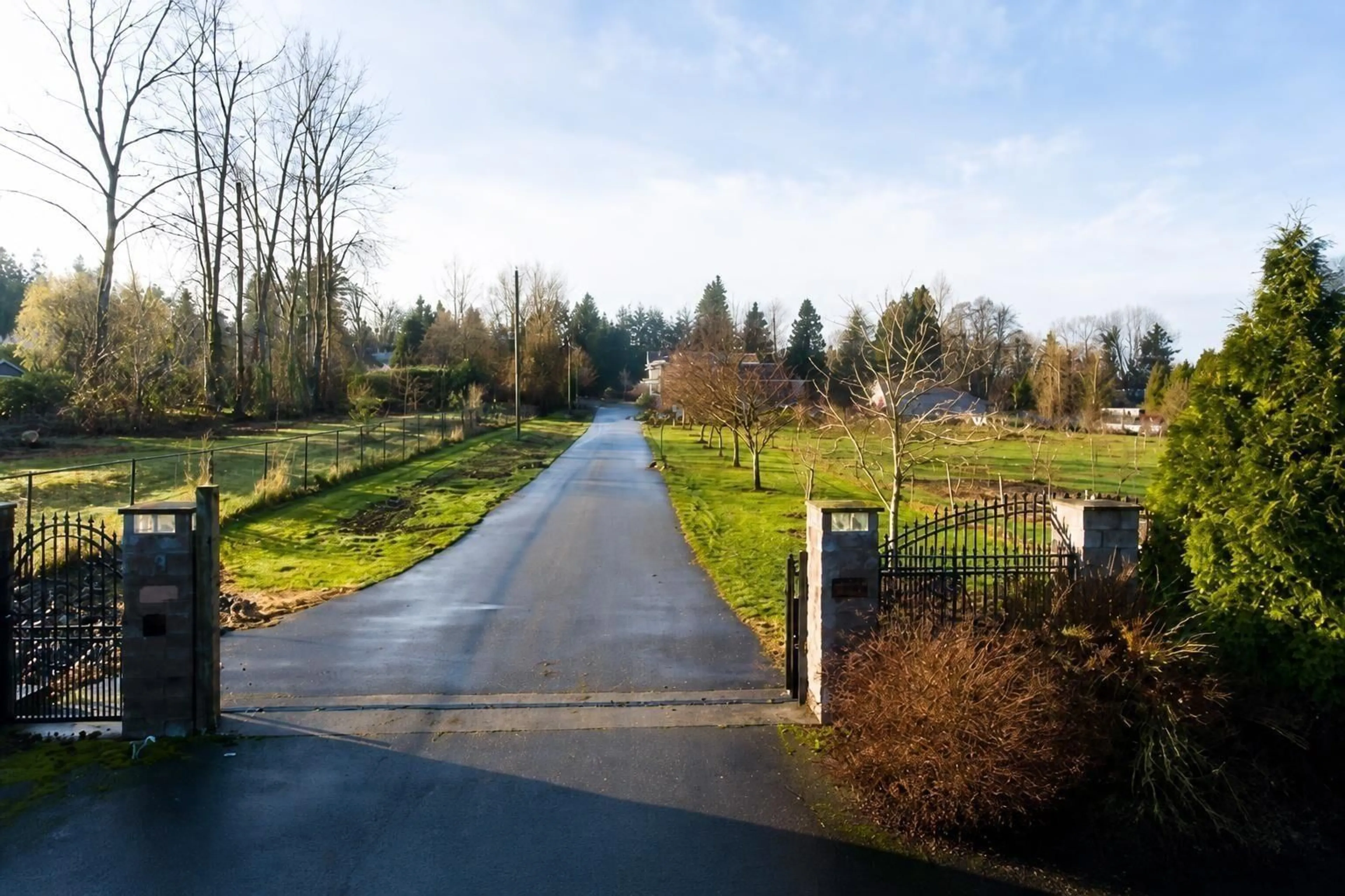 A pic from outside/outdoor area/front of a property/back of a property/a pic from drone, street for 2909 176 STREET, Surrey British Columbia V3Z9V4