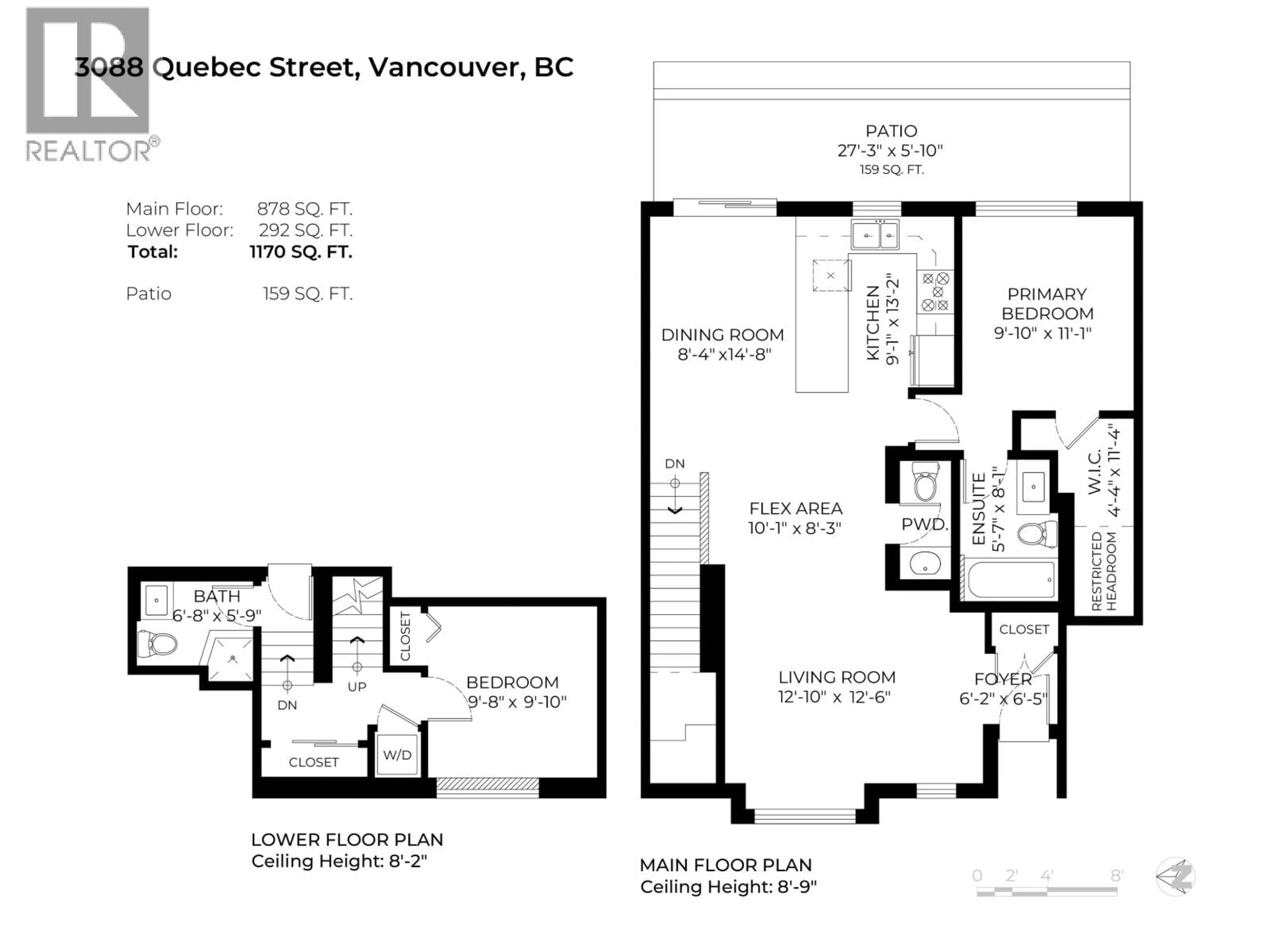 Floor plan for 3088 QUEBEC STREET, Vancouver British Columbia V5T3B1