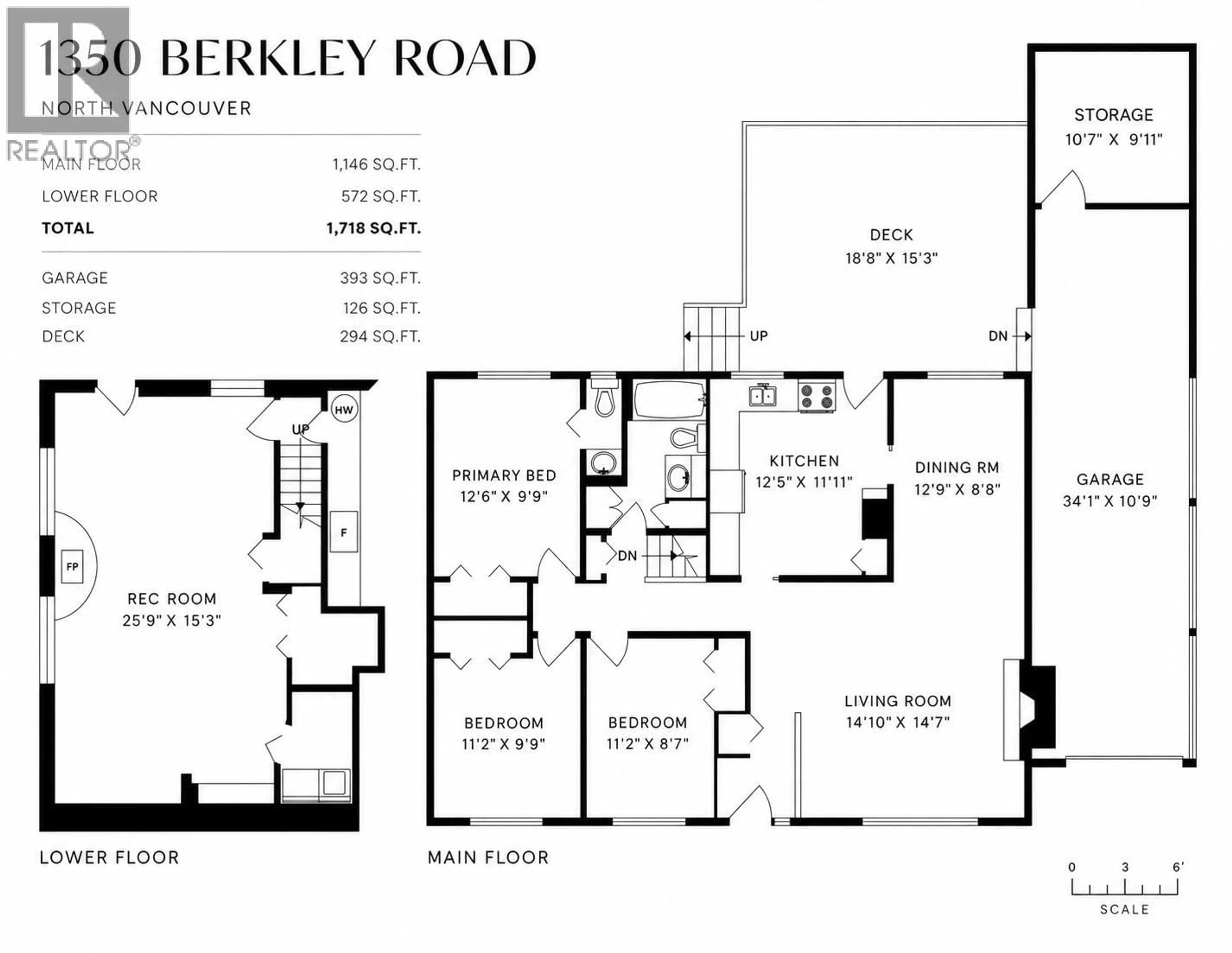 Floor plan for 1350 BERKLEY ROAD, North Vancouver British Columbia V7H1Y7