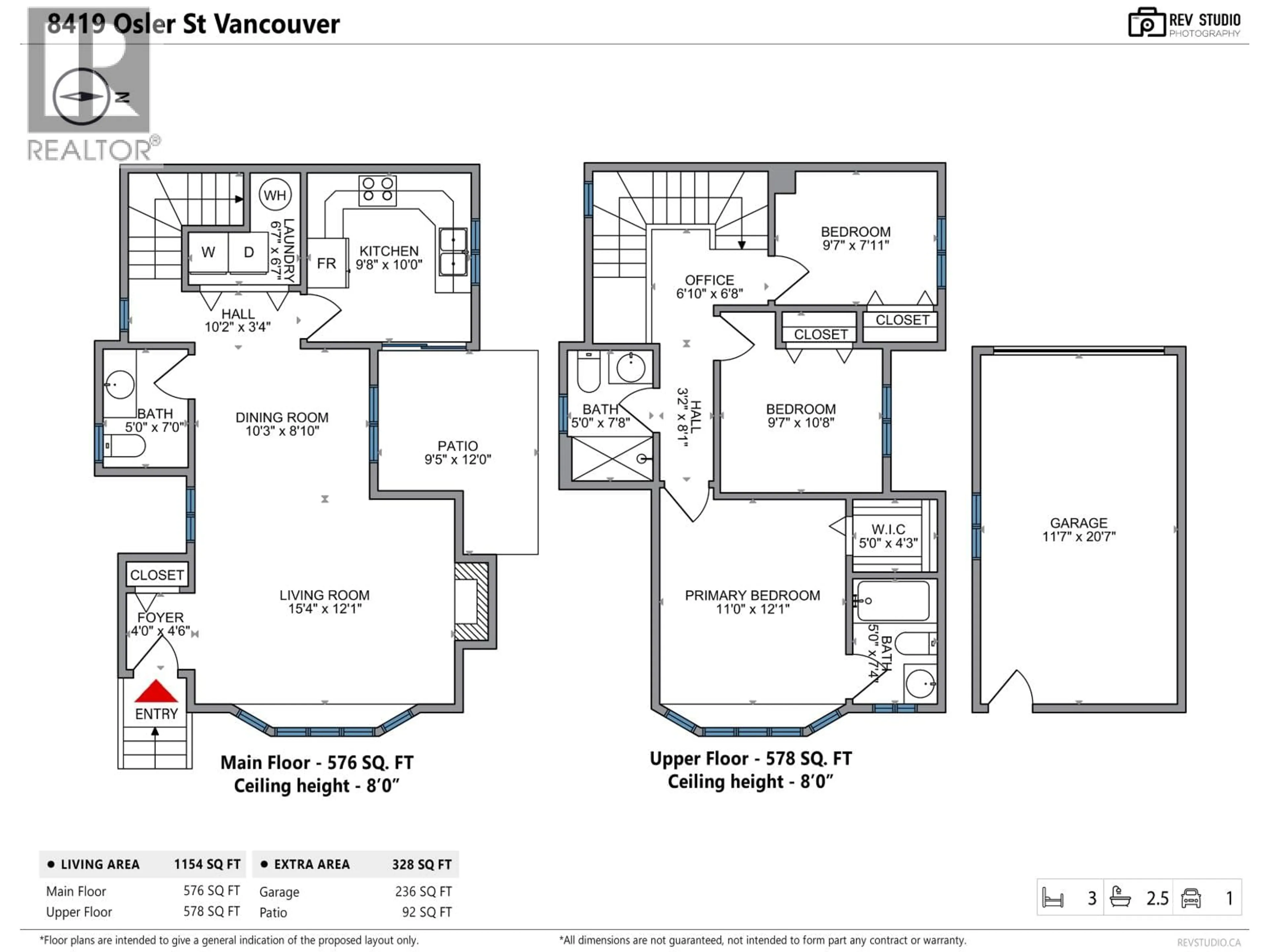 Floor plan for 8419 OSLER STREET, Vancouver British Columbia V6P4E5