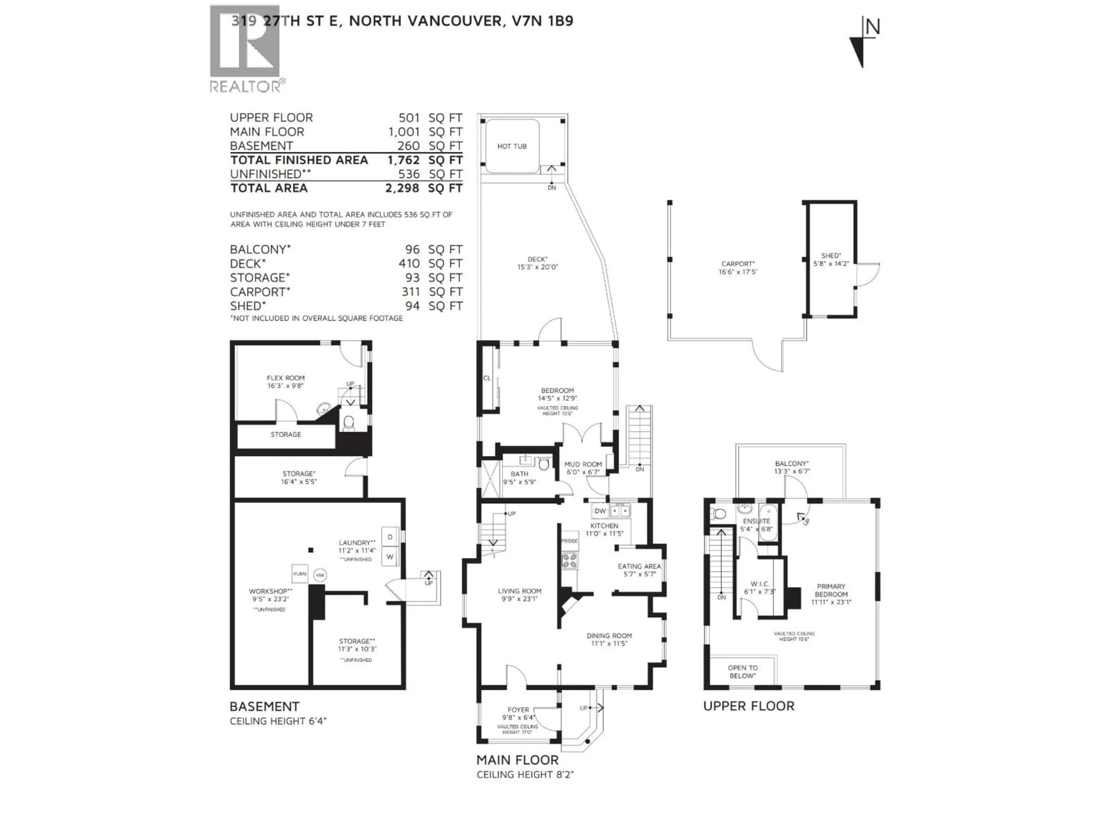 Floor plan for 319 27TH STREET, North Vancouver British Columbia V7N1B9