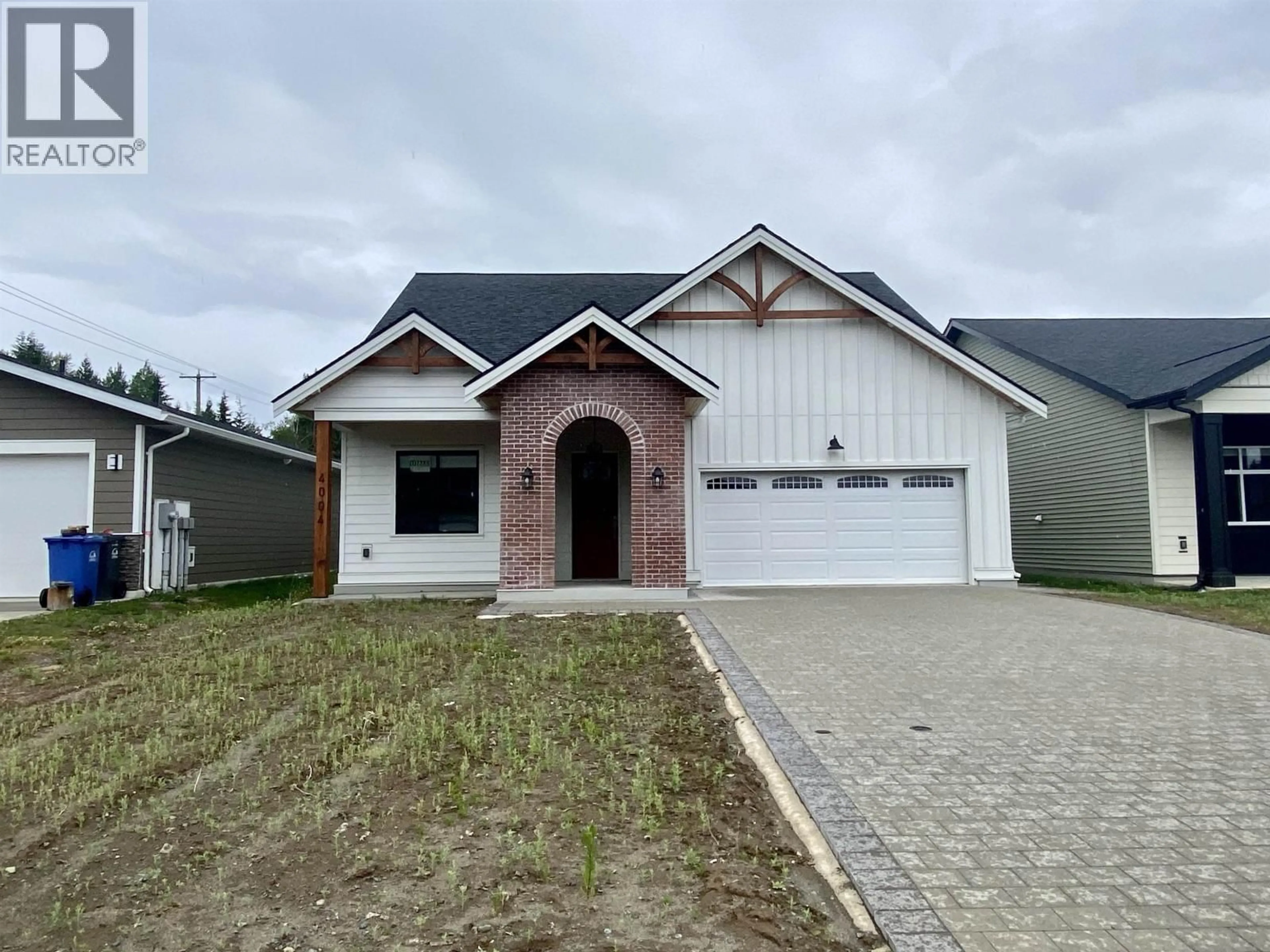 Home with brick exterior material, street for 4004 NASH DRIVE, Terrace British Columbia V8G0L3