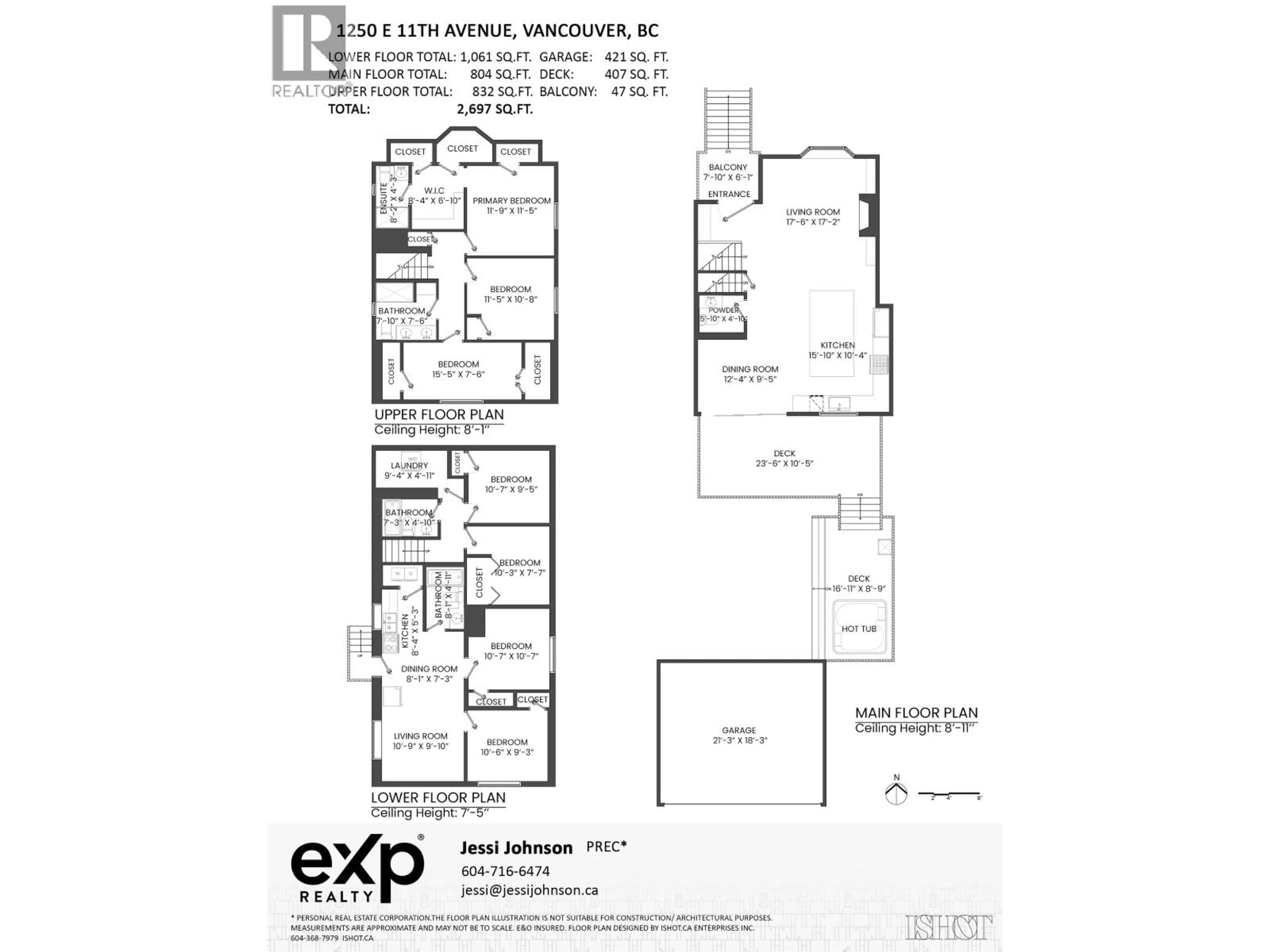 Floor plan for 1250 11TH AVENUE, Vancouver British Columbia V5T2G3