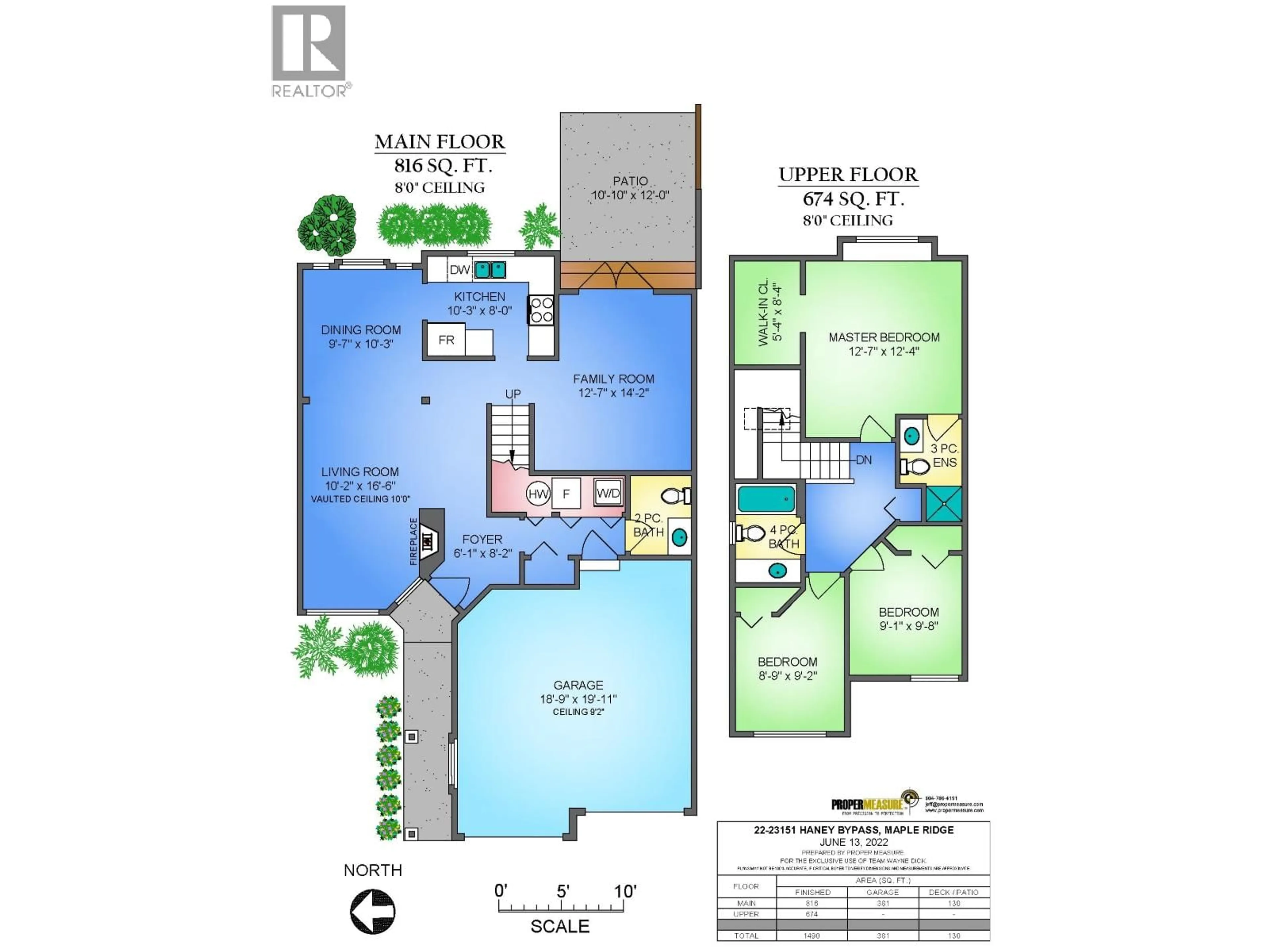 Floor plan for 22 - 23151 HANEY, Maple Ridge British Columbia V2X0S5
