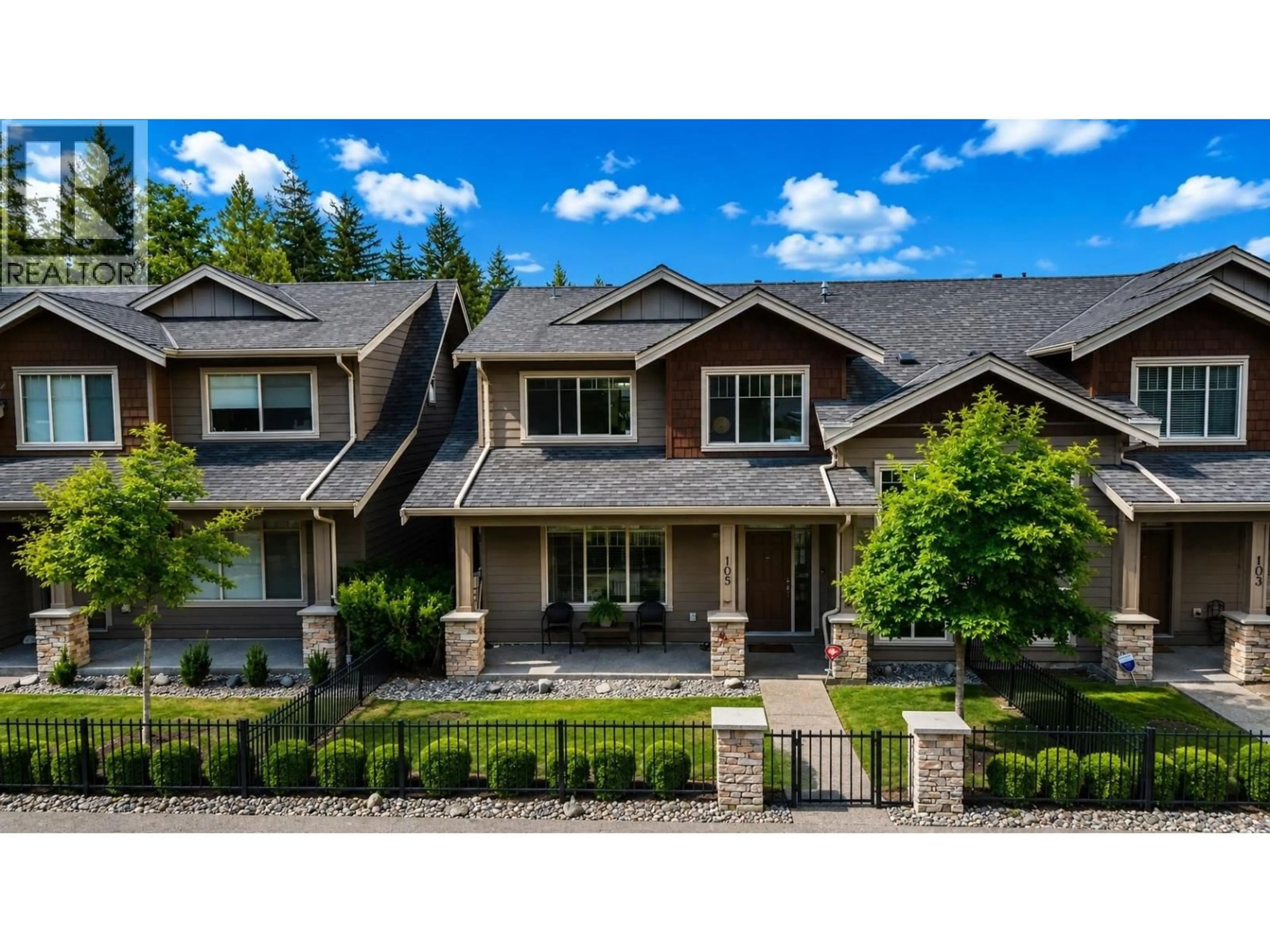 Home with brick exterior material, street for 105 - 3450 DAVID AVENUE, Coquitlam British Columbia V3E0B8