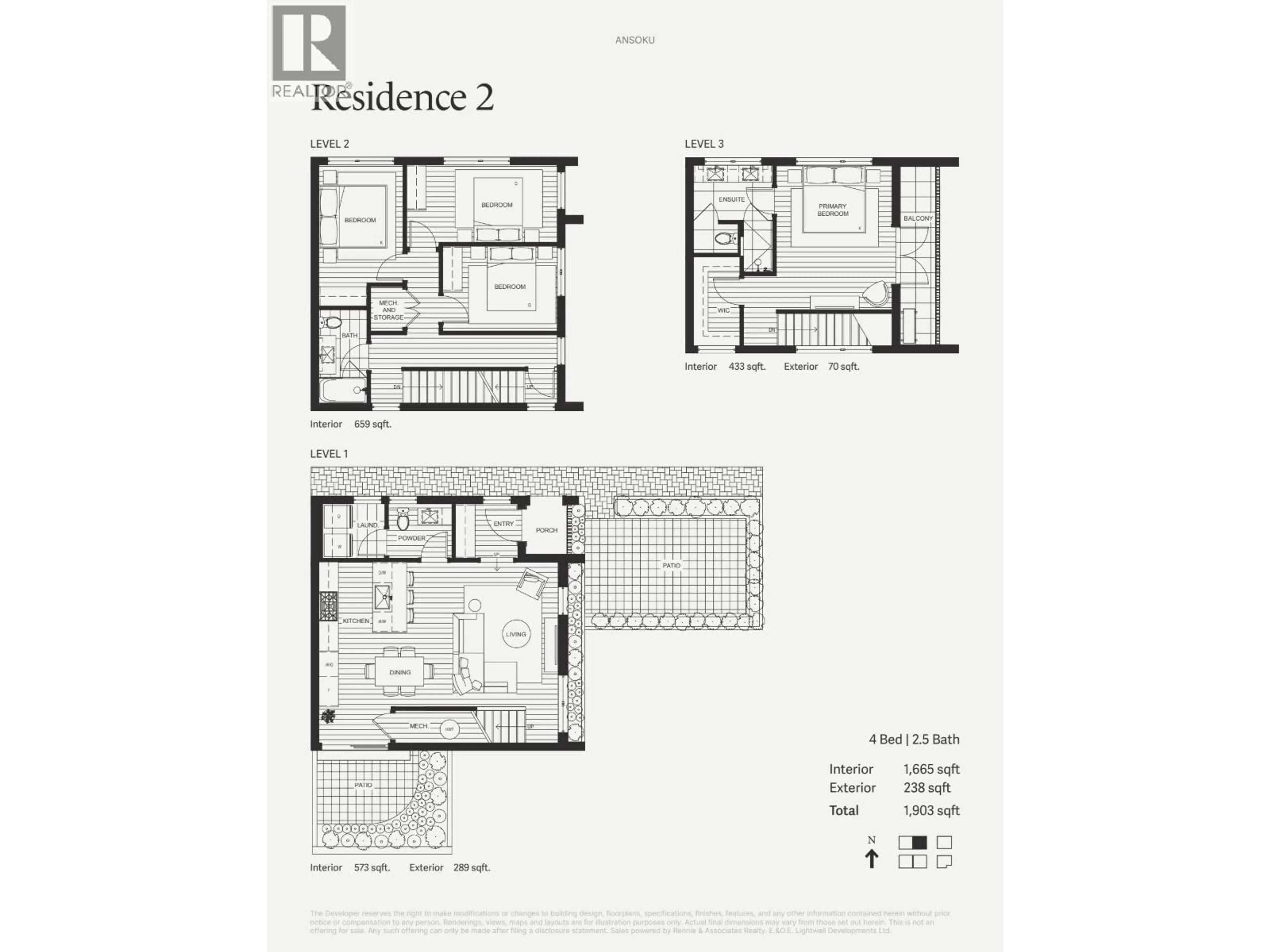 Floor plan for 2 - 5034 GRANVILLE STREET, Vancouver British Columbia V6M3B4
