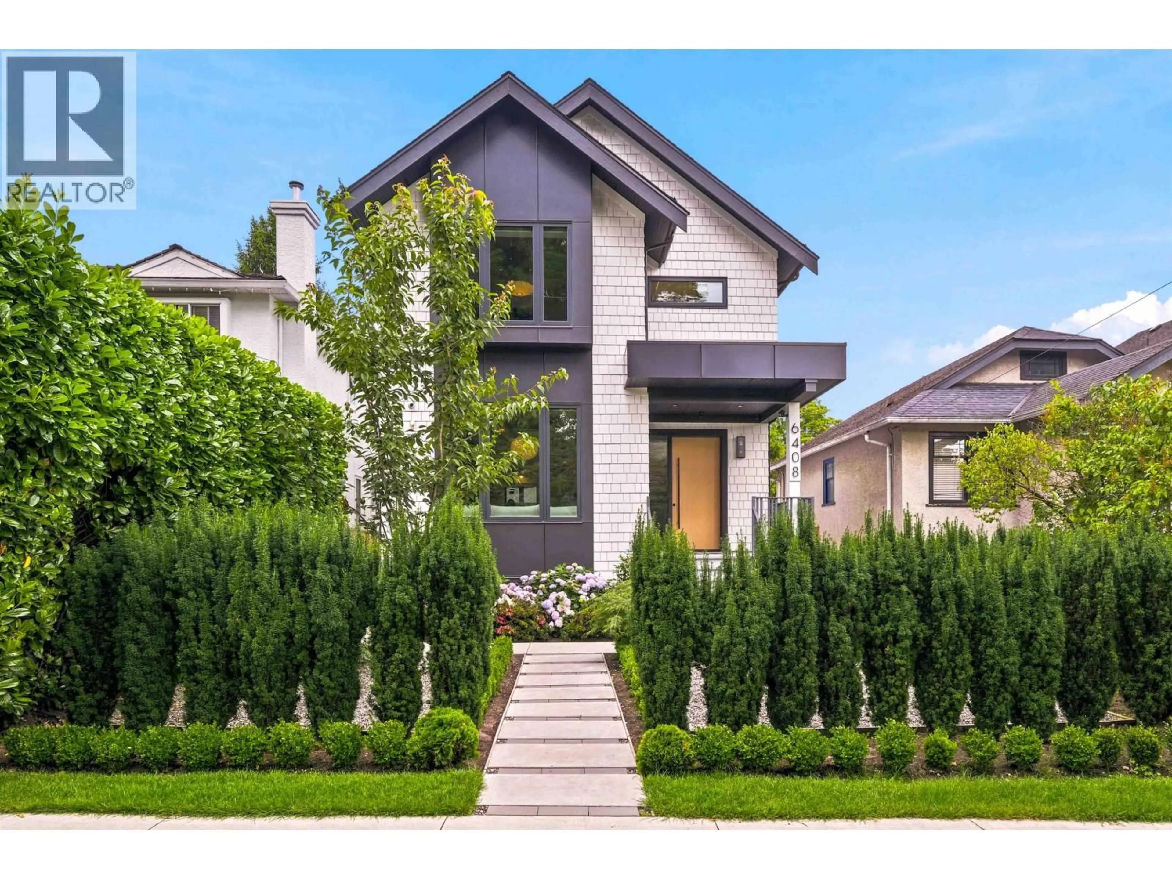 Home with brick exterior material, street for 6408 VINE STREET, Vancouver British Columbia V6M4B1