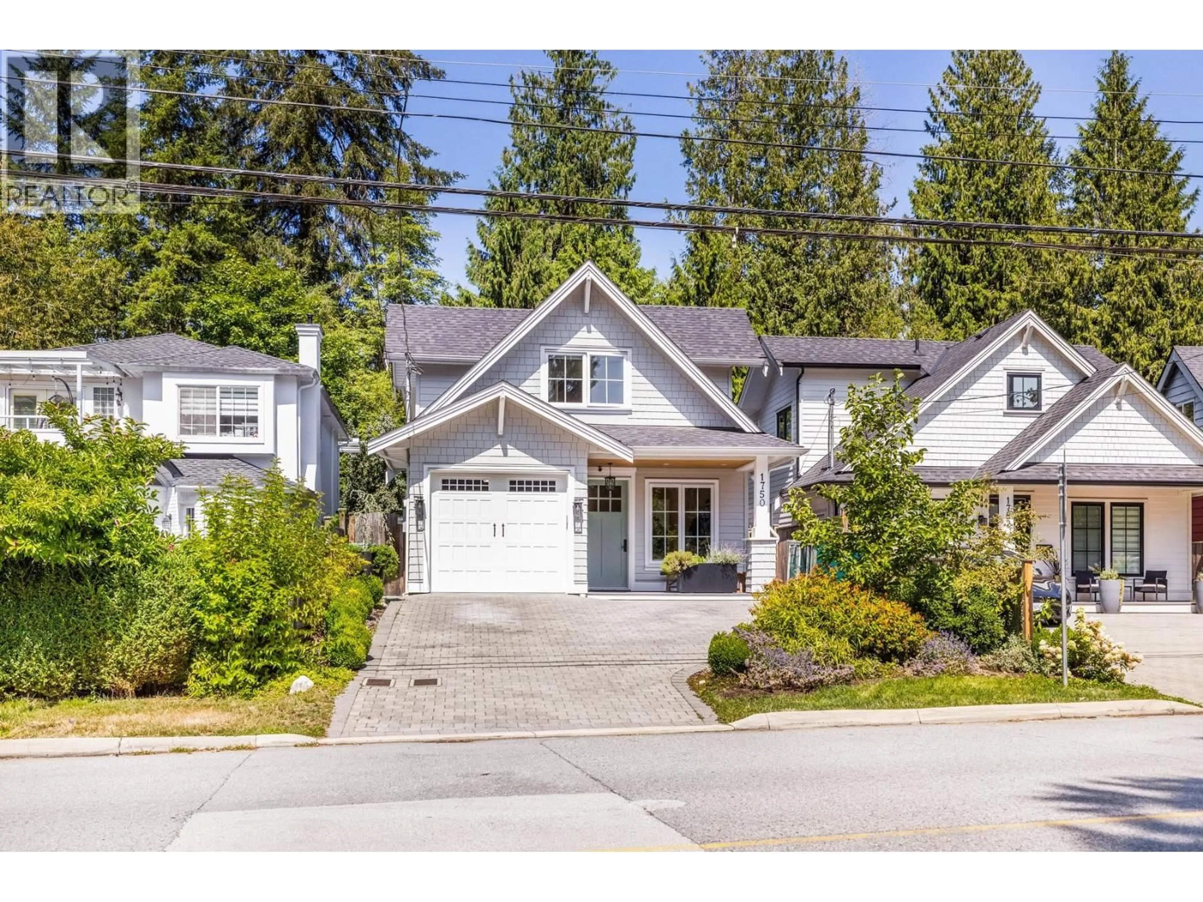 Home with vinyl exterior material, street for 1750 DEMPSEY ROAD, North Vancouver British Columbia V7K1T4