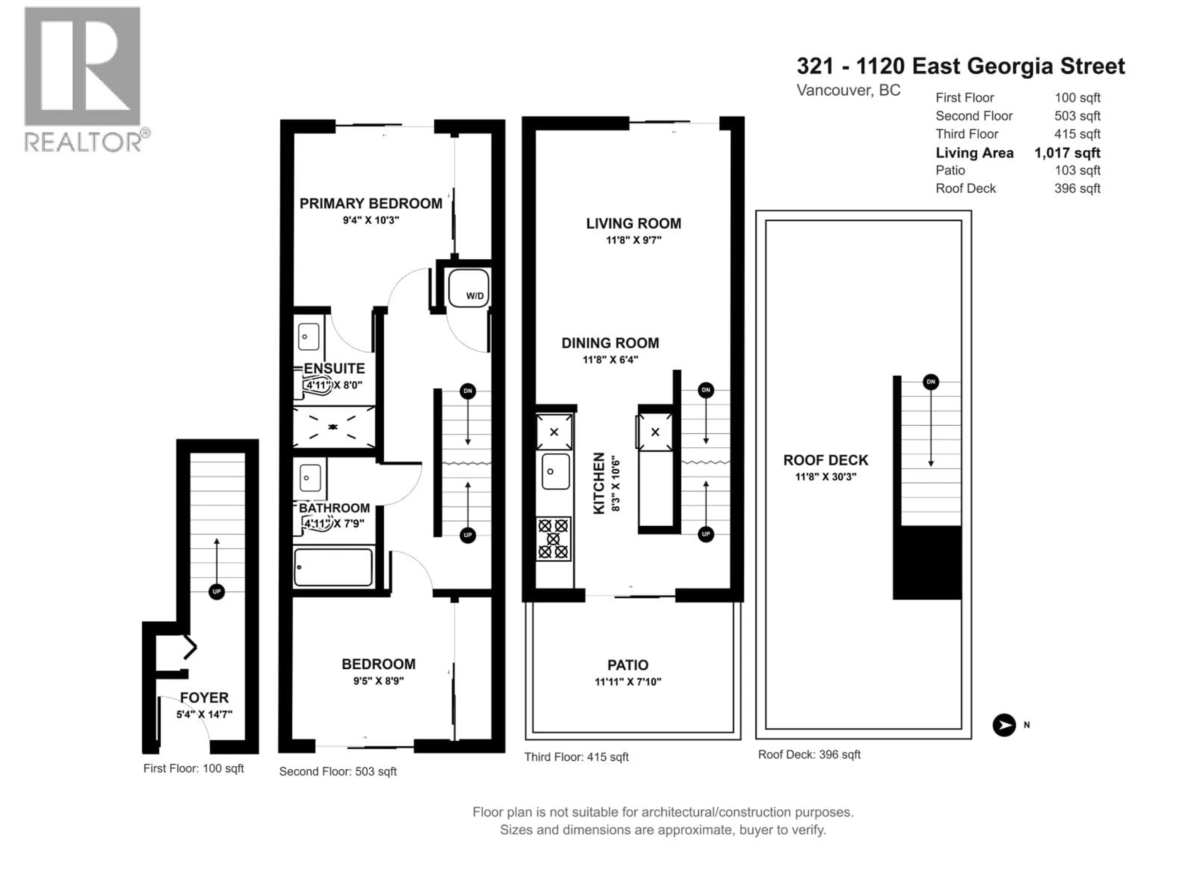 Floor plan for 321 - 1120 GEORGIA STREET, Vancouver British Columbia V6A0K2