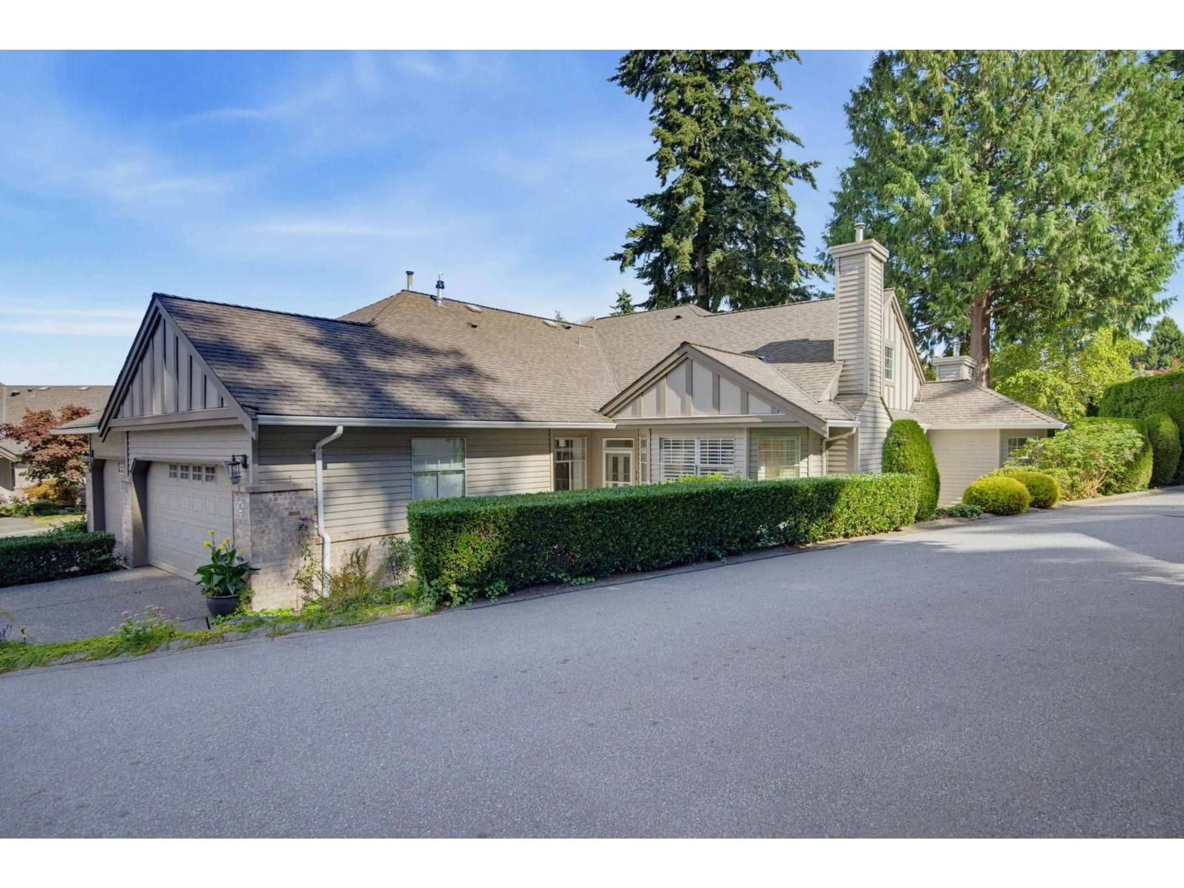 A pic from outside/outdoor area/front of a property/back of a property/a pic from drone, street for 115 - 2533 152 STREET, Surrey British Columbia V4P1N4