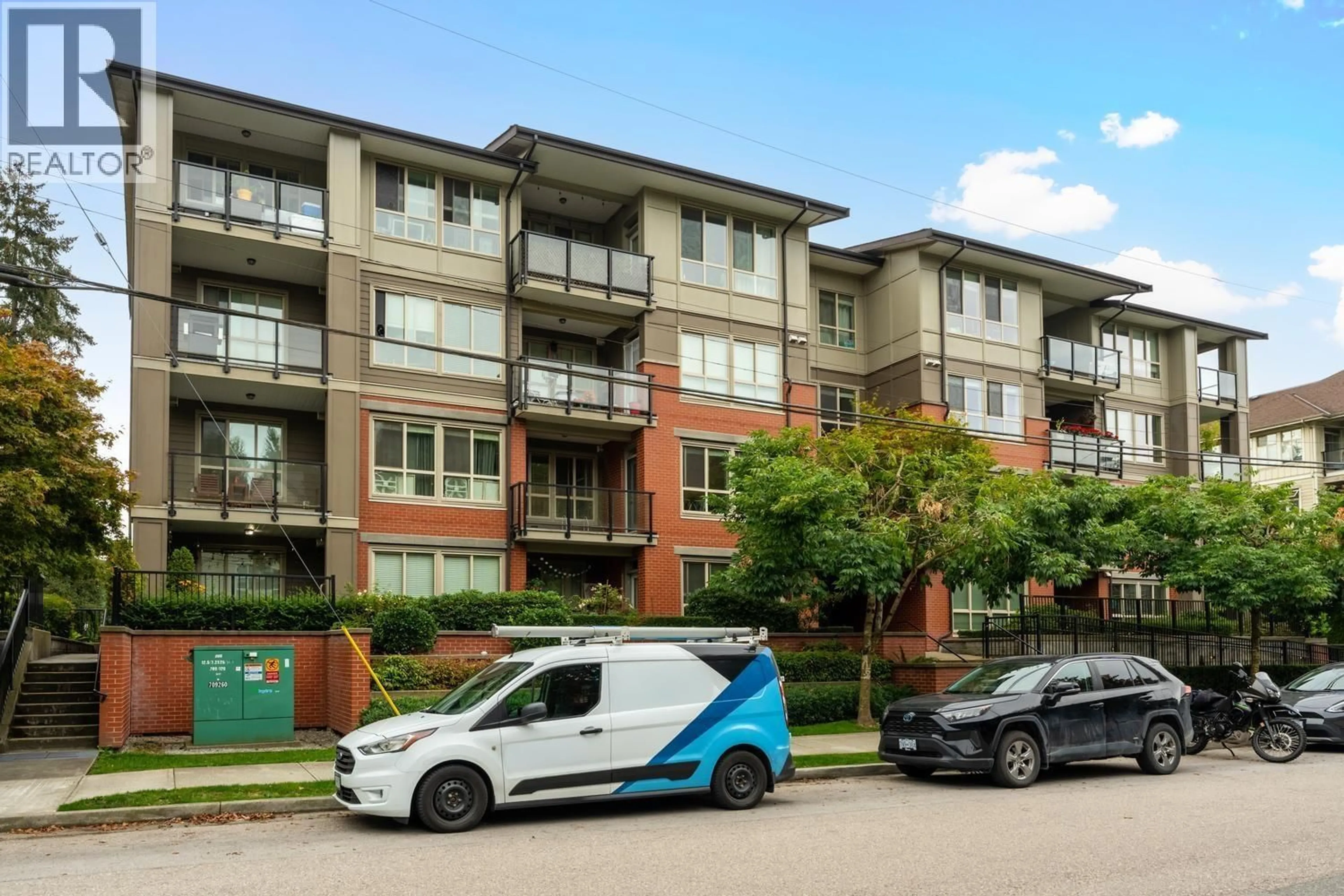A pic from outside/outdoor area/front of a property/back of a property/a pic from drone, street for 206 - 2288 WELCHER AVENUE, Port Coquitlam British Columbia V3C1X4