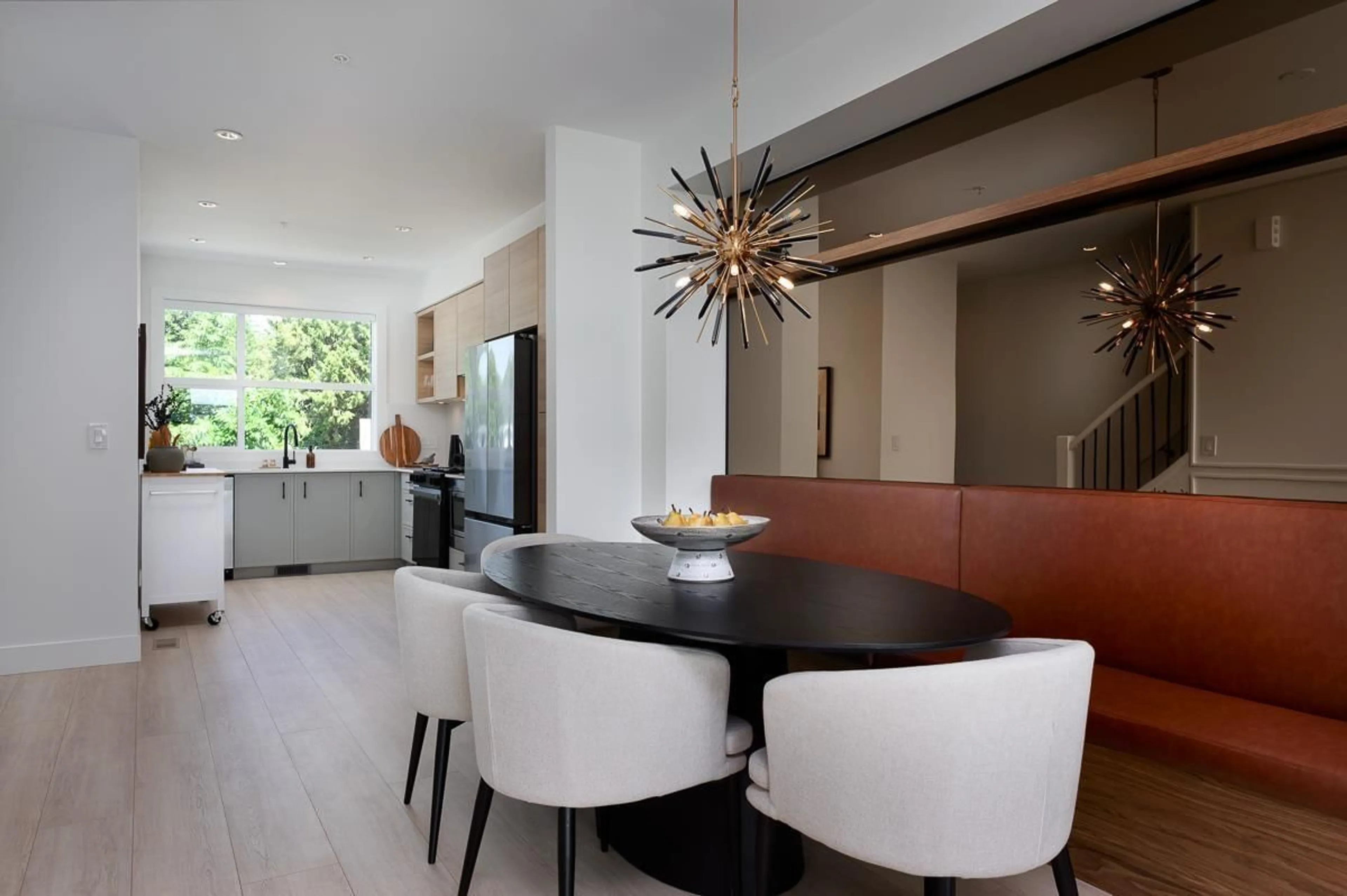 Dining room, wood/laminate floor for 18 - 20335 70A AVENUE, Langley British Columbia V2Y1S8