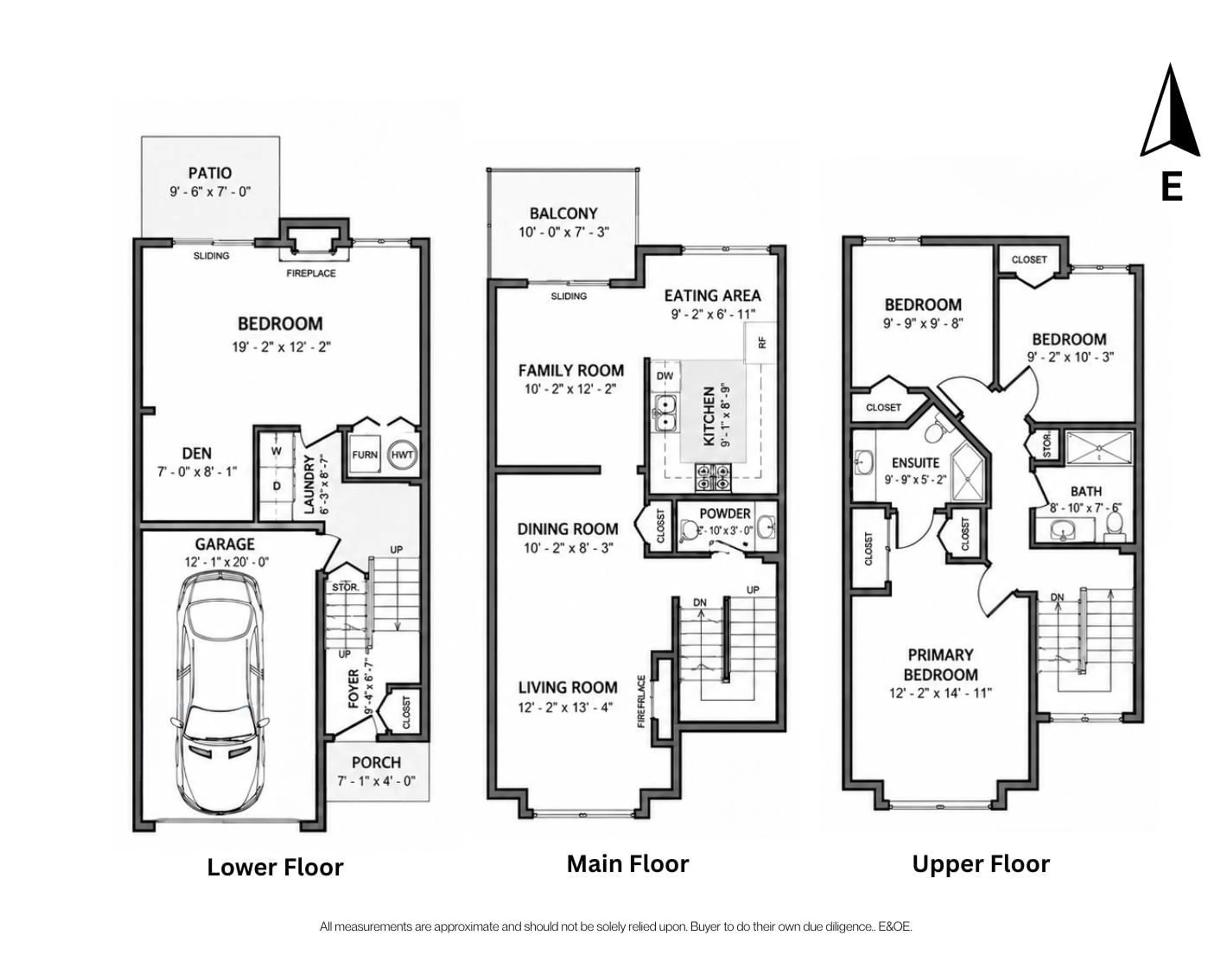 Floor plan for 17 - 7140 132 STREET, Surrey British Columbia V3W1J5