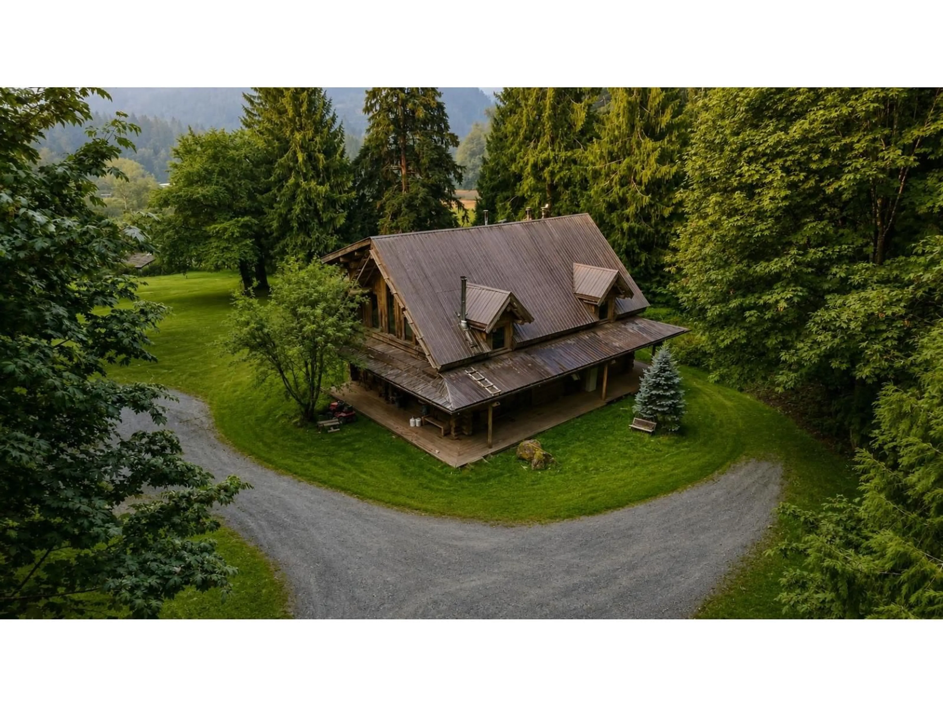 A pic from outside/outdoor area/front of a property/back of a property/a pic from drone, mountain view for 55270 CHILLIWACK BENCH FSR ROAD, Chilliwack British Columbia V4Z1B3