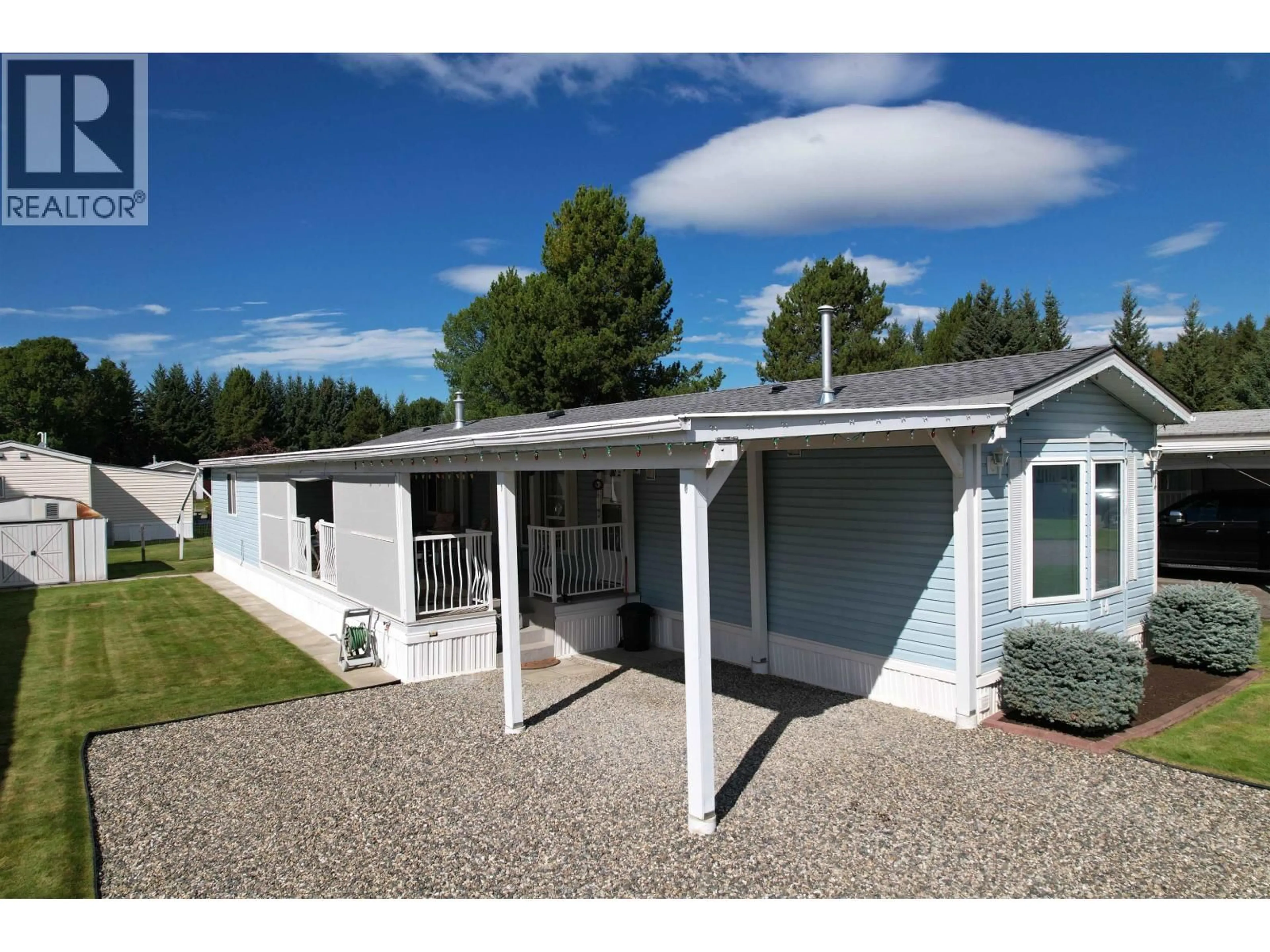 Home with vinyl exterior material, street for 14 - 2650 RICHARDSON ROAD, Quesnel British Columbia V2J4R7
