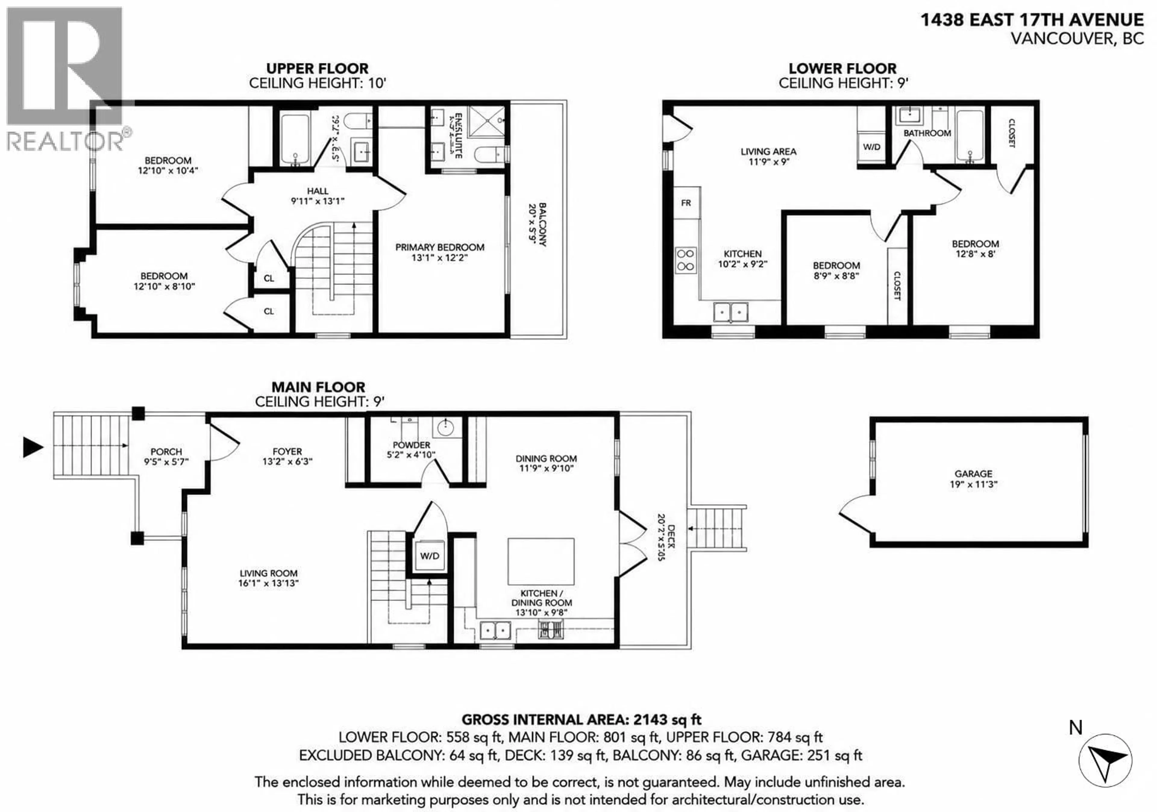 Floor plan for 1438 17TH AVENUE, Vancouver British Columbia V5N2G8