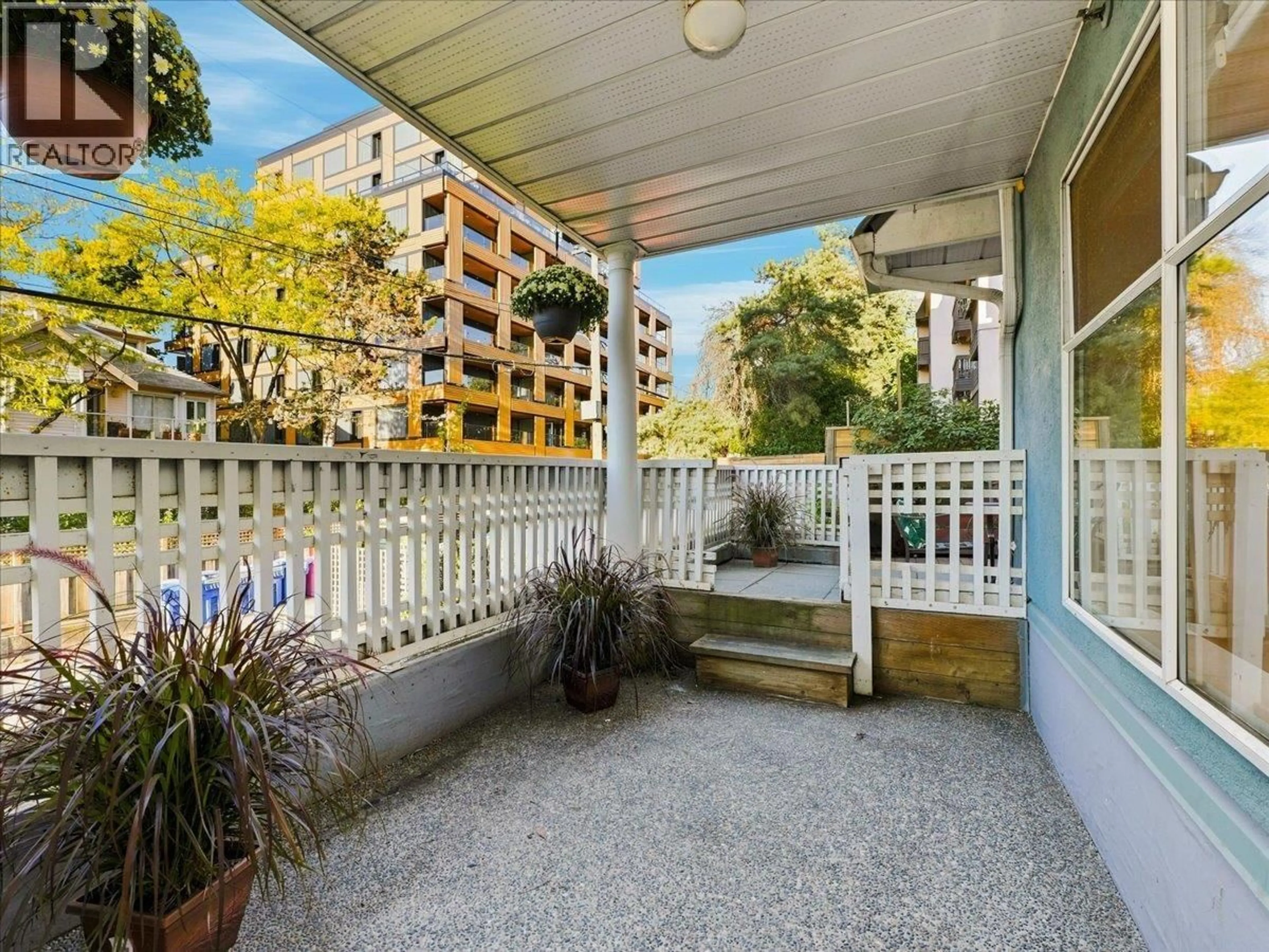 Balcony in the apartment, street for 203 - 1729 GEORGIA STREET, Vancouver British Columbia V5L2B3