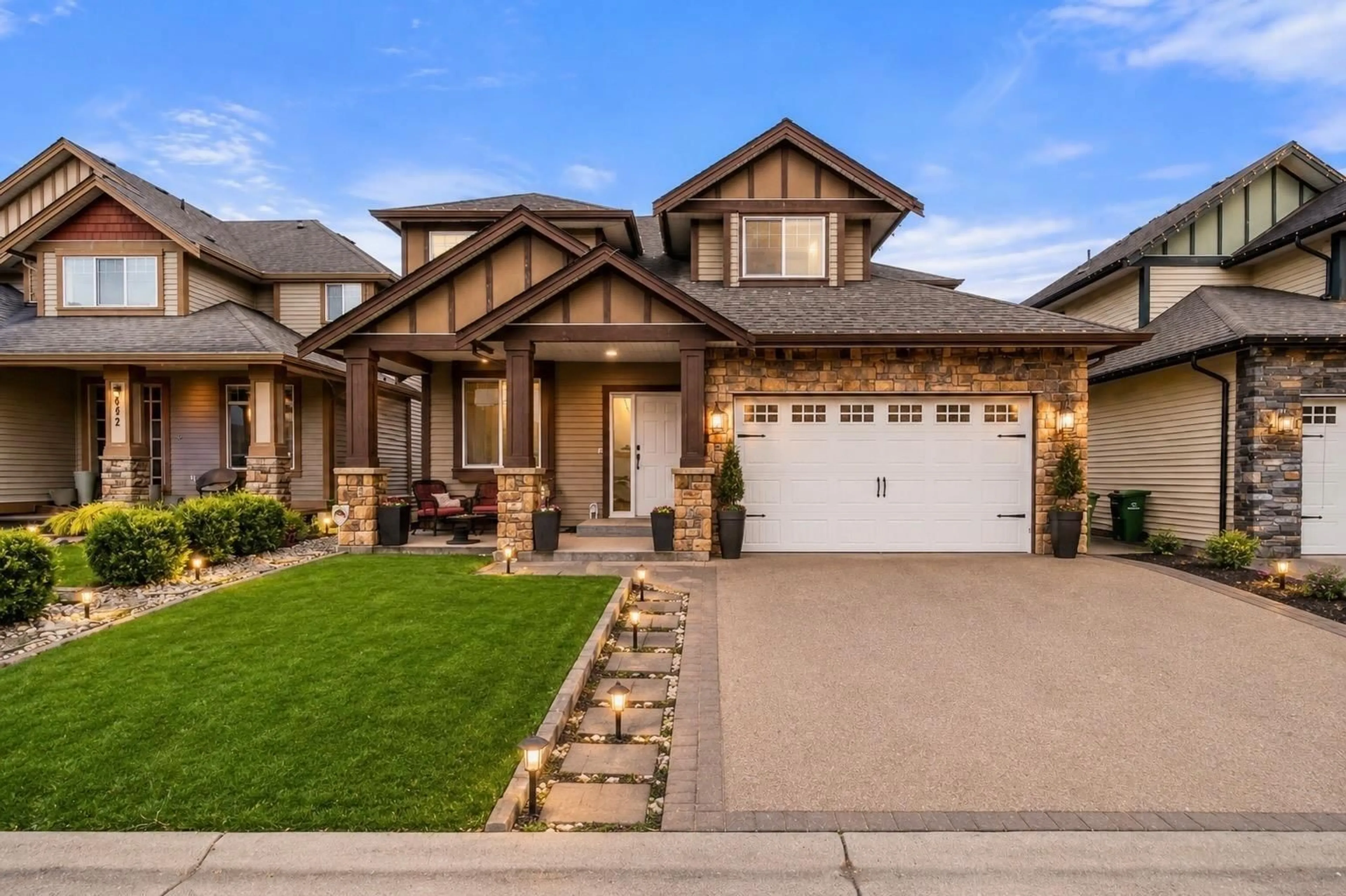 Home with brick exterior material, street for 6556 LAVENDER PLACE, Chilliwack British Columbia V2R0H5
