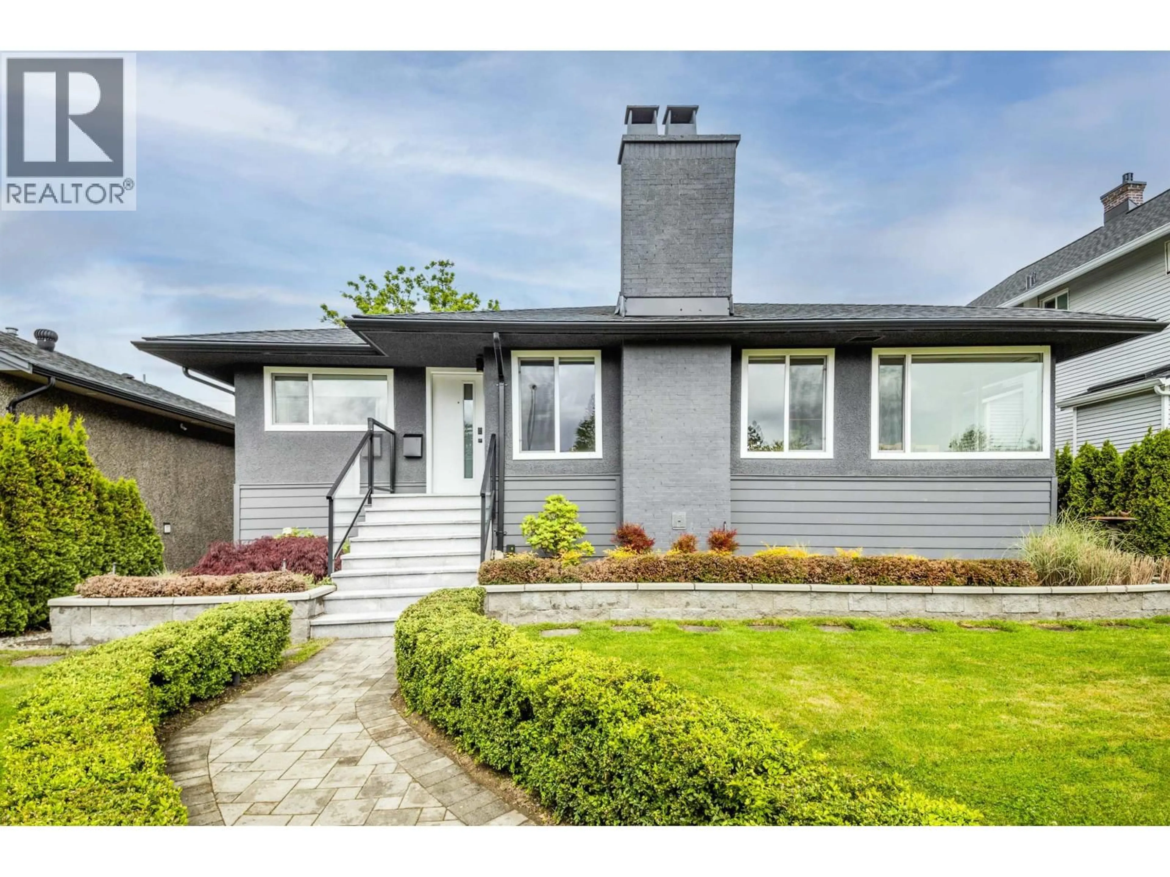 Home with brick exterior material, street for 8647 10TH AVENUE, Burnaby British Columbia V3N2S9
