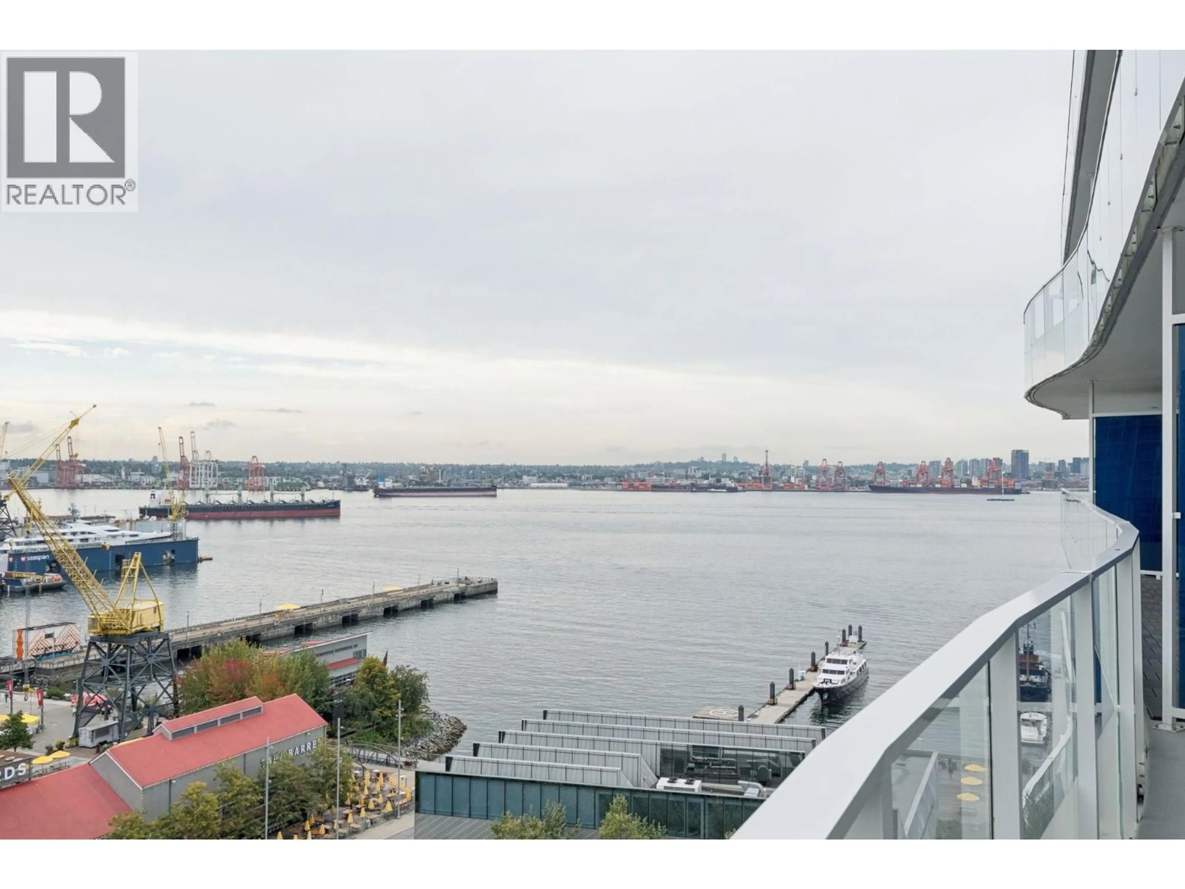 Balcony in the apartment, water/lake/river/ocean view for 1208 - 118 CARRIE CATES COURT, North Vancouver British Columbia V7M0G6
