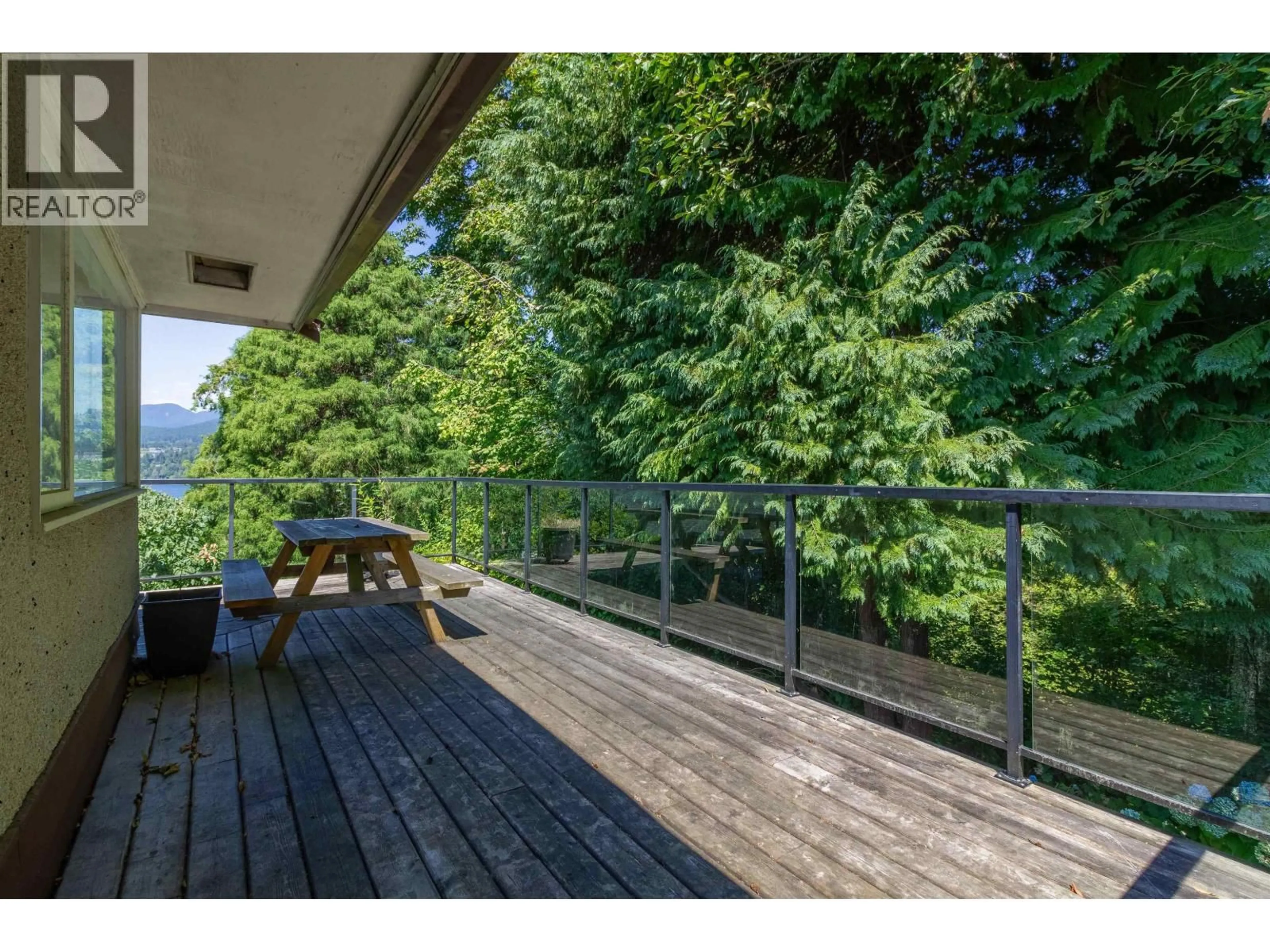 Patio, water/lake/river/ocean view for 446 NORTHCLIFFE CRESCENT, Burnaby British Columbia V5A1A1