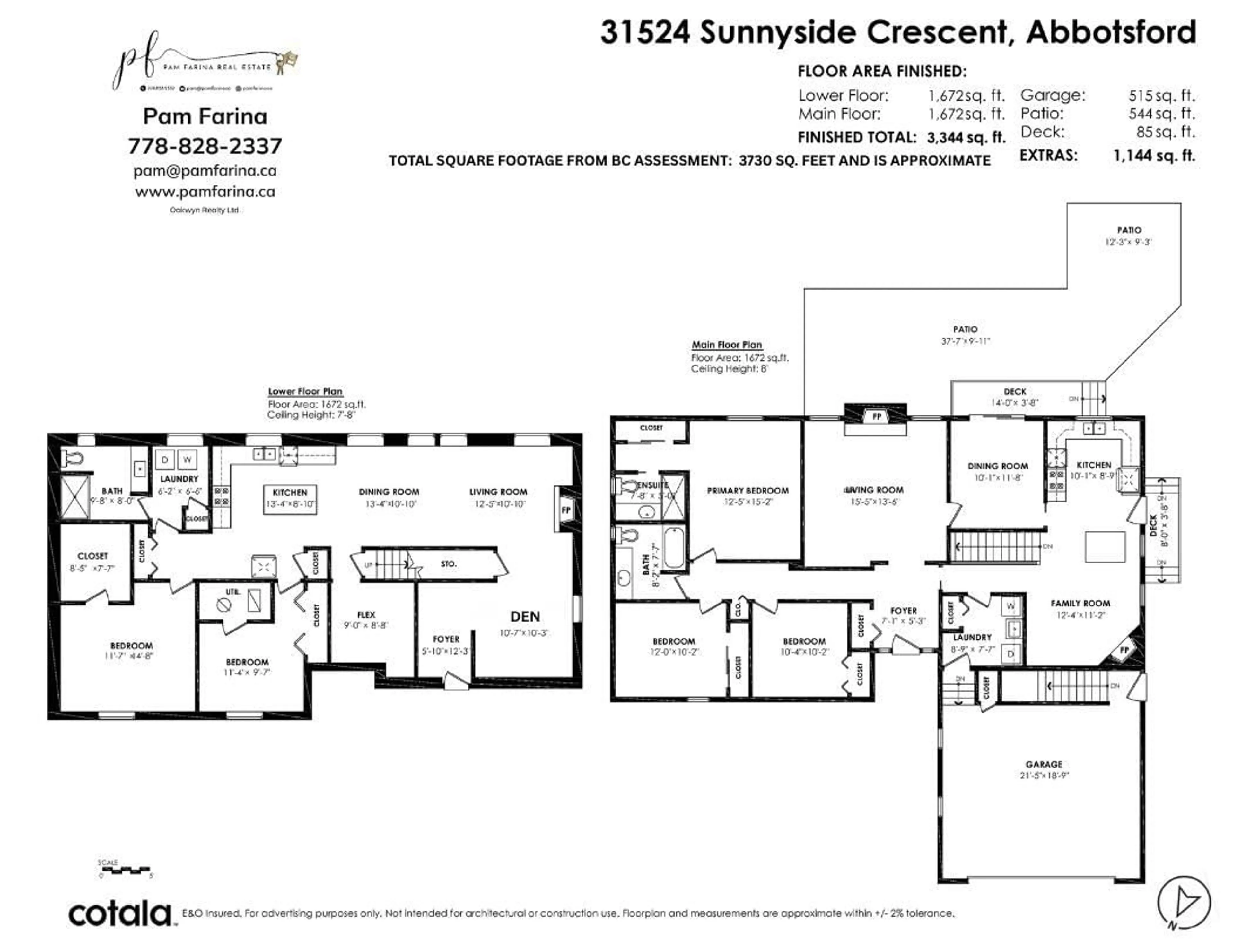 Floor plan for 31524 SUNNYSIDE CRESCENT, Abbotsford British Columbia V2T4B3