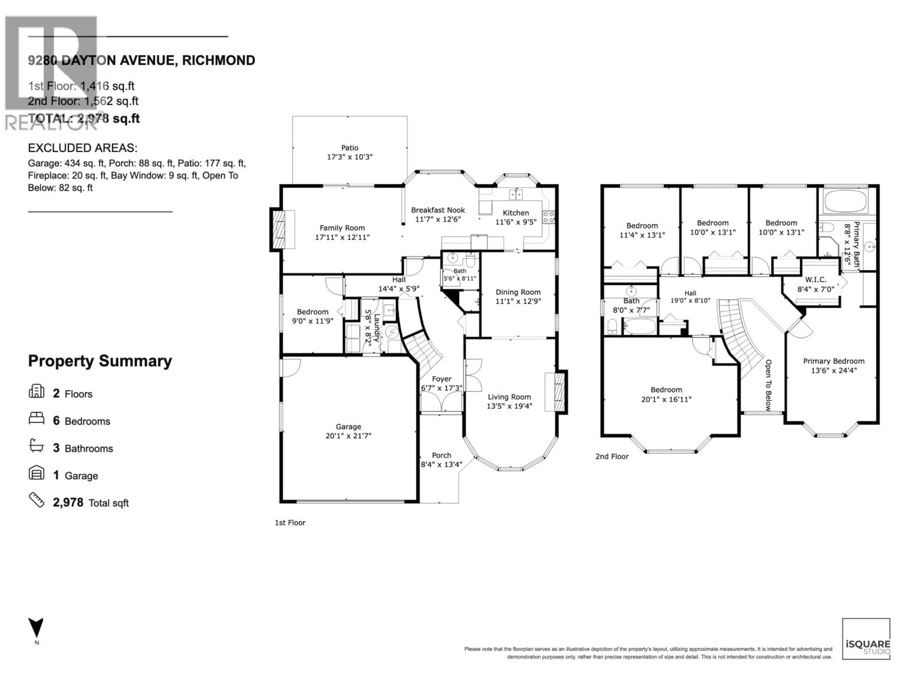 Floor plan for 9280 DAYTON AVENUE, Richmond British Columbia V6Y1C9