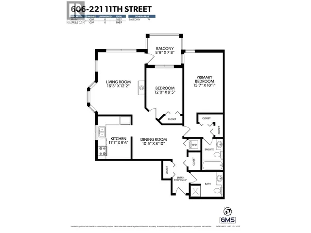 606 - 221 ELEVENTH STREET, New Westminster 4