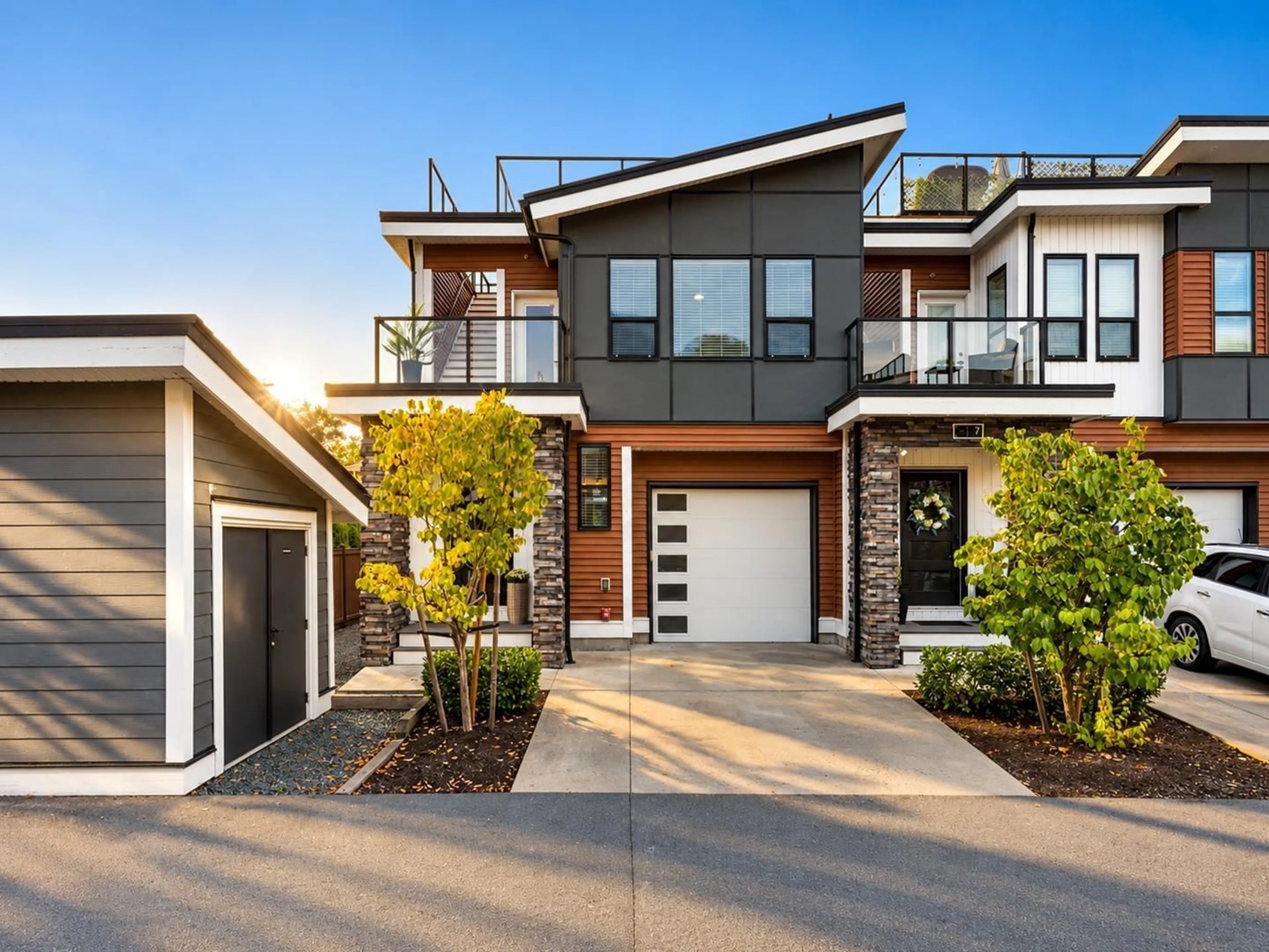 Home with brick exterior material, street for 6 - 7140 MAITLAND AVENUE, Chilliwack British Columbia V2R6C9