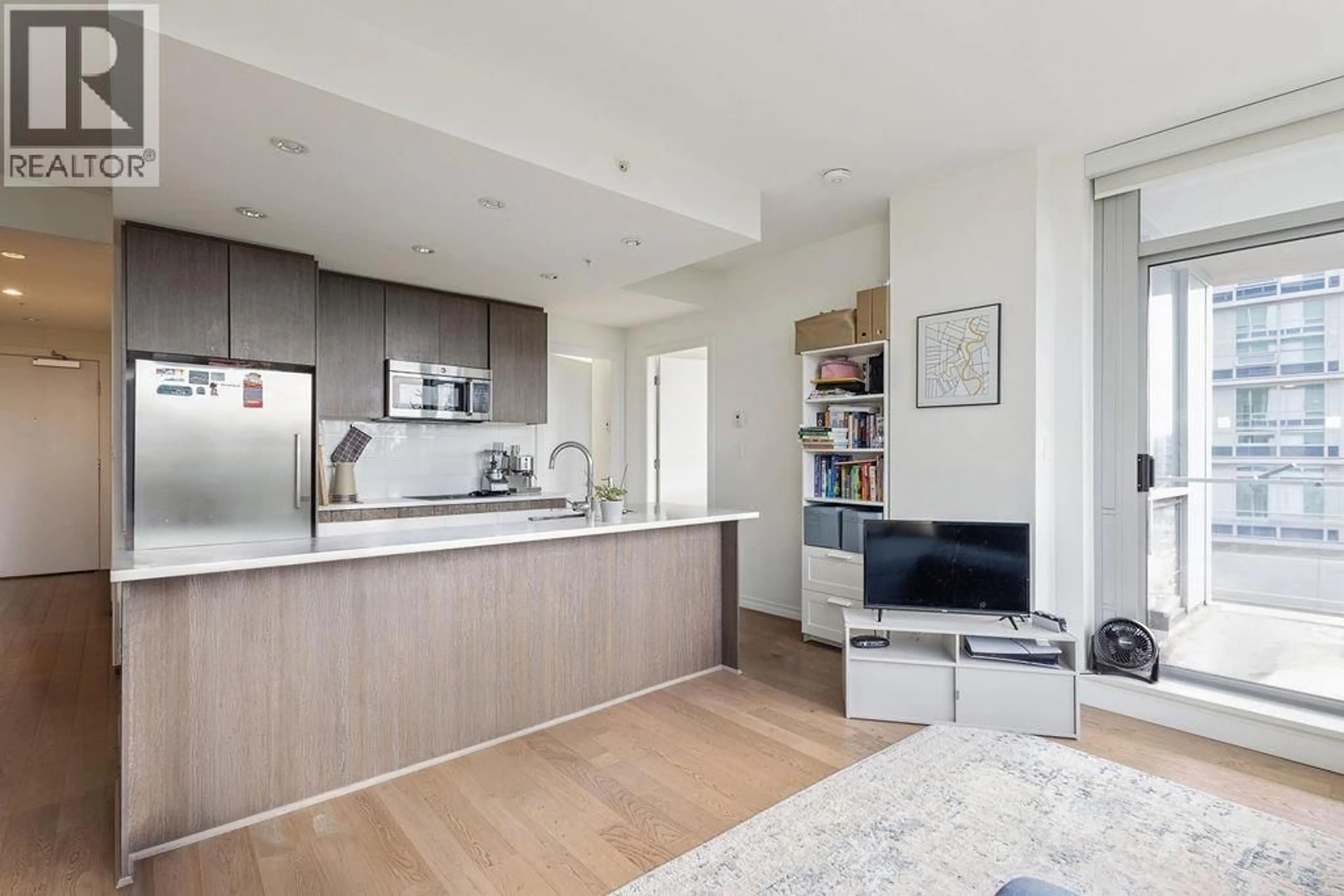 Open concept kitchen, unknown for 702 - 9060 UNIVERSITY CRESCENT, Burnaby British Columbia V5A0E1