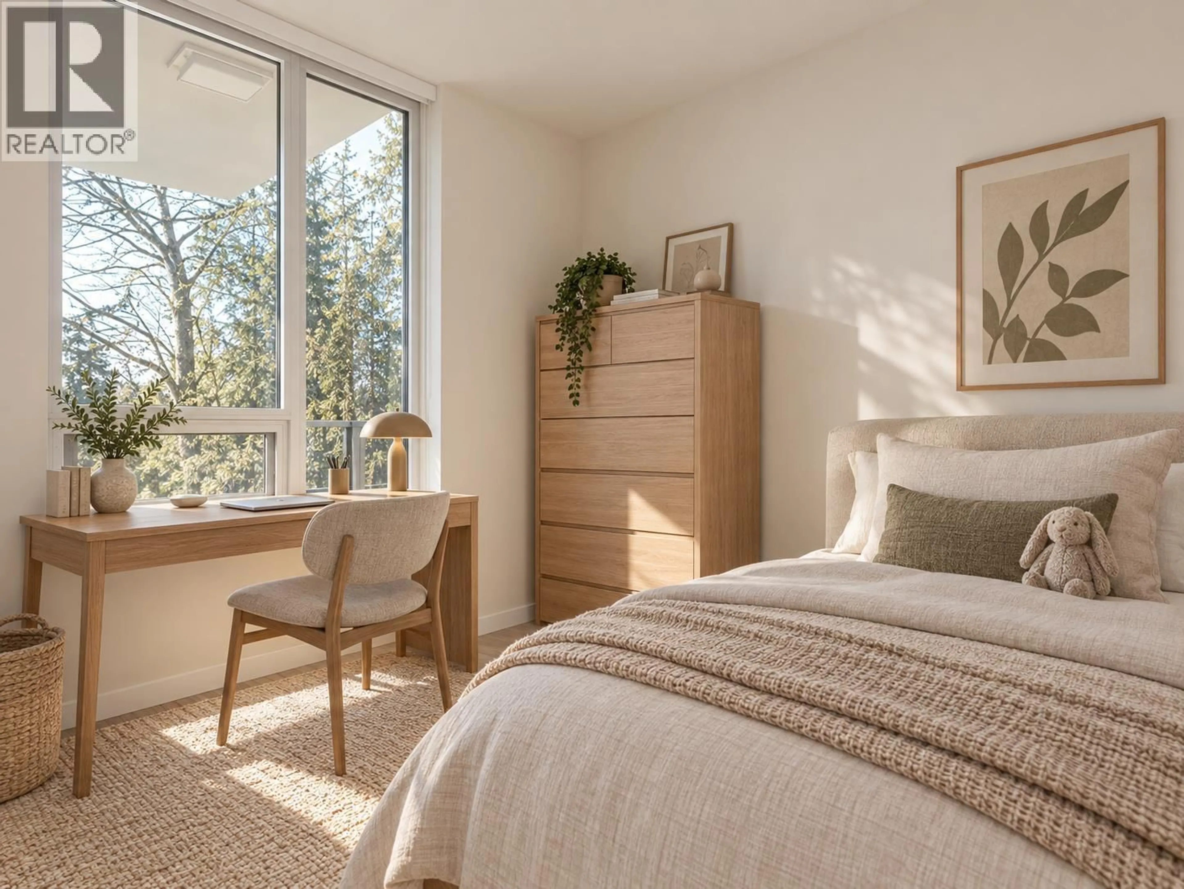 Bedroom with bed, unknown for 909 - 3533 ROSA DRIVE, Vancouver British Columbia V6S0L3