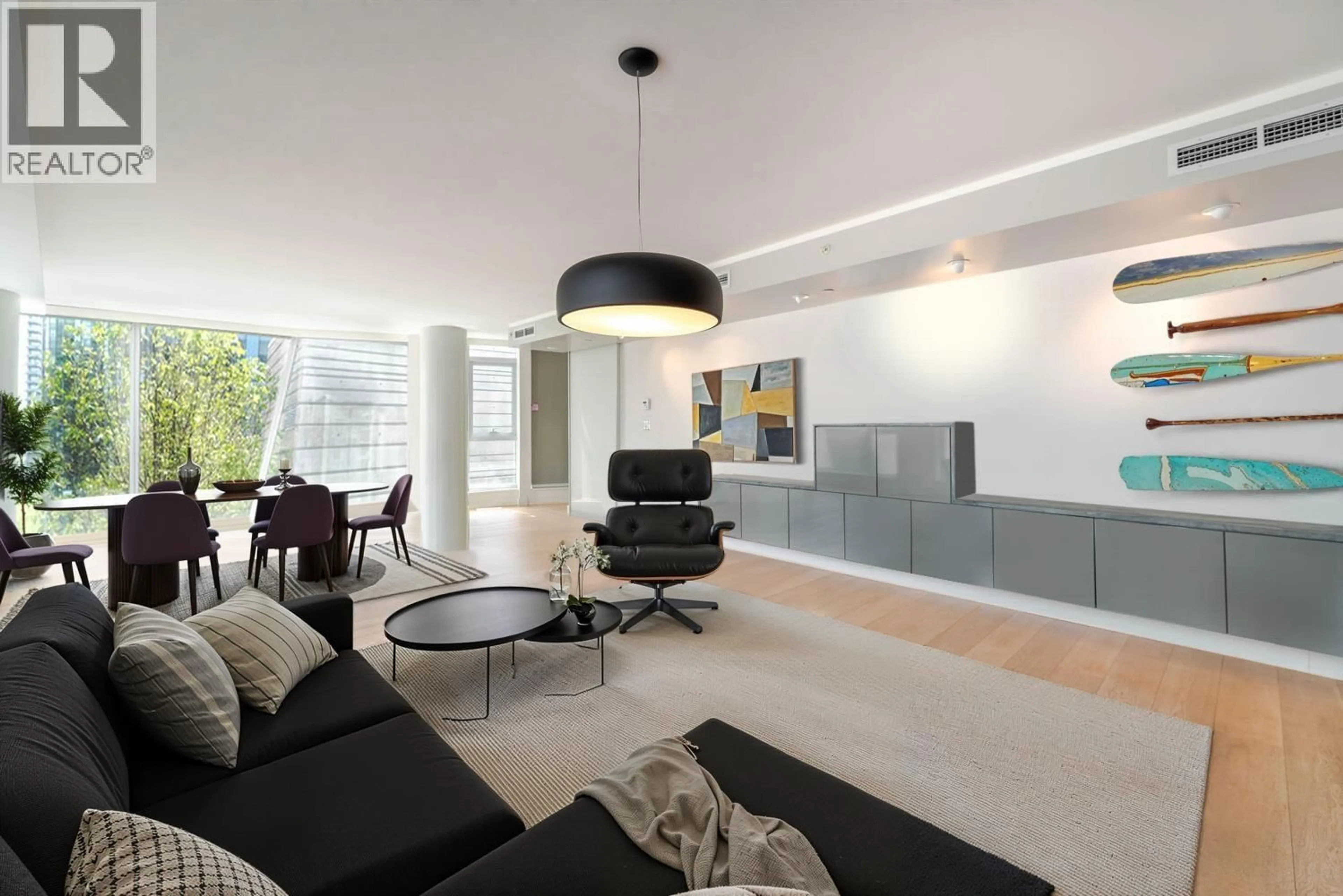 Living room with furniture, unknown for 702 - 1499 PENDER STREET, Vancouver British Columbia V6G0A7