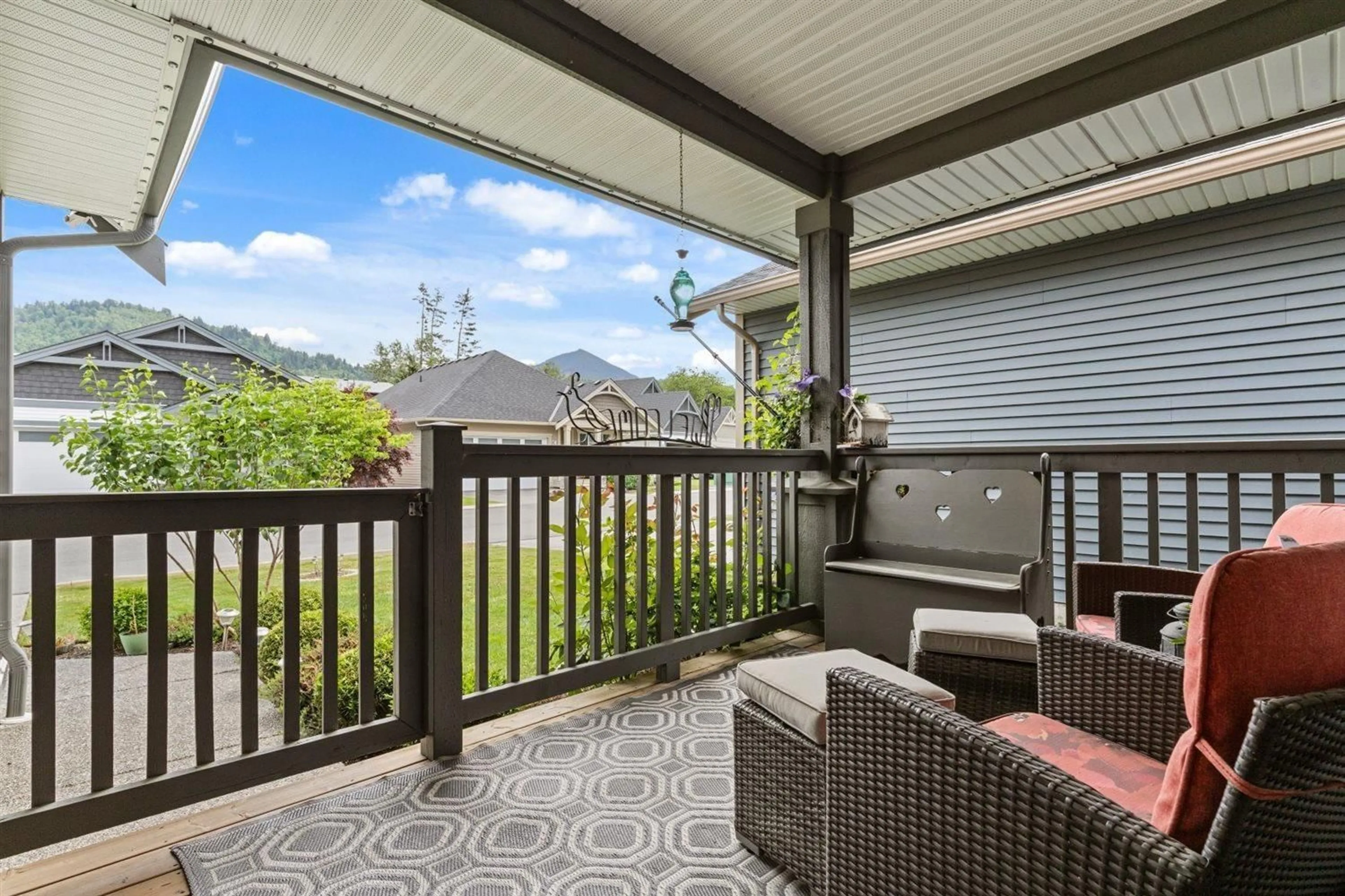 Patio, mountain view for 22 - 6211 CHILLIWACK RIVER ROAD, Chilliwack British Columbia V2R6A7