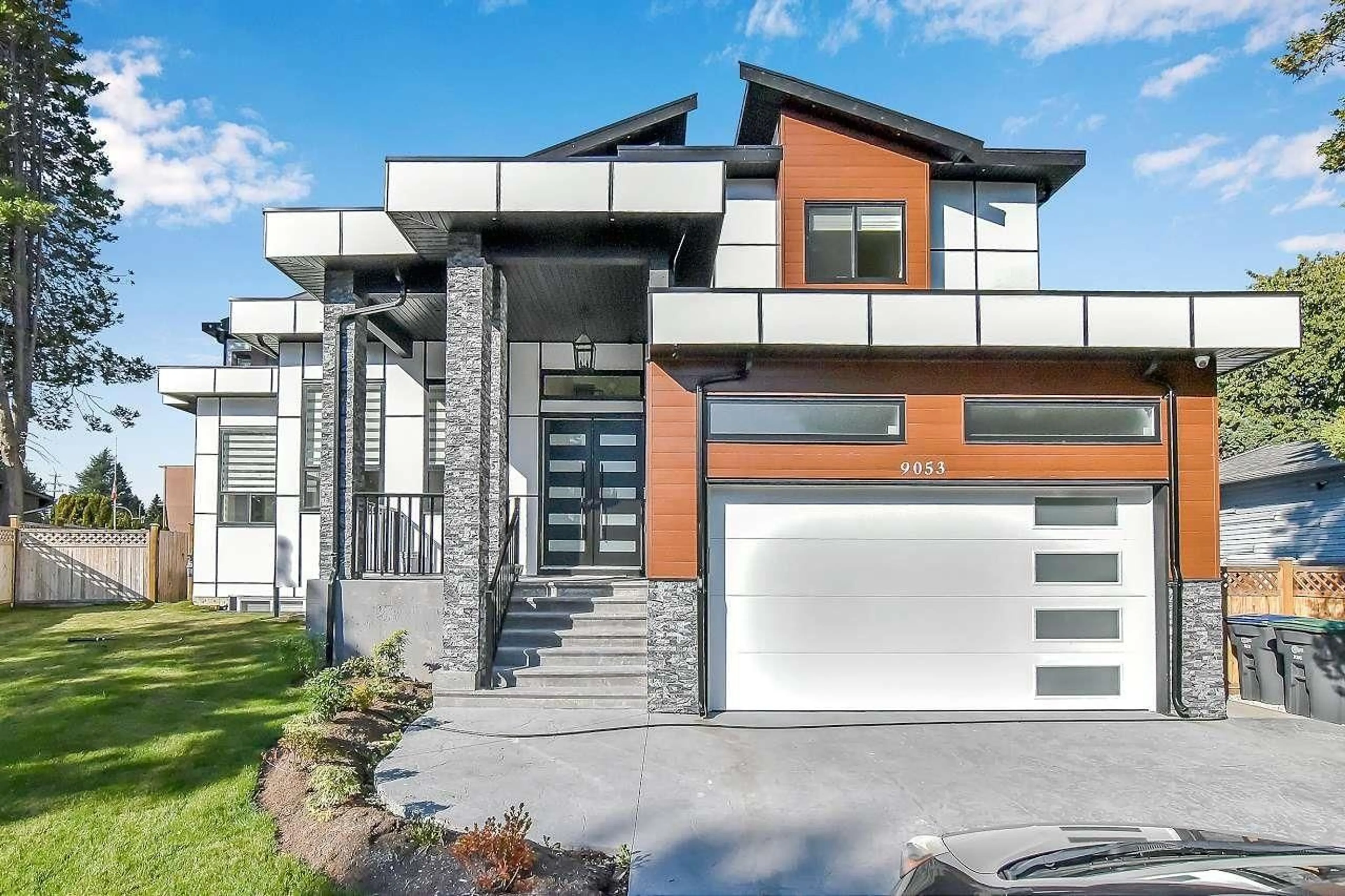 Home with brick exterior material, street for 9053 ALEXANDRIA CRESCENT, Surrey British Columbia V3V1S8
