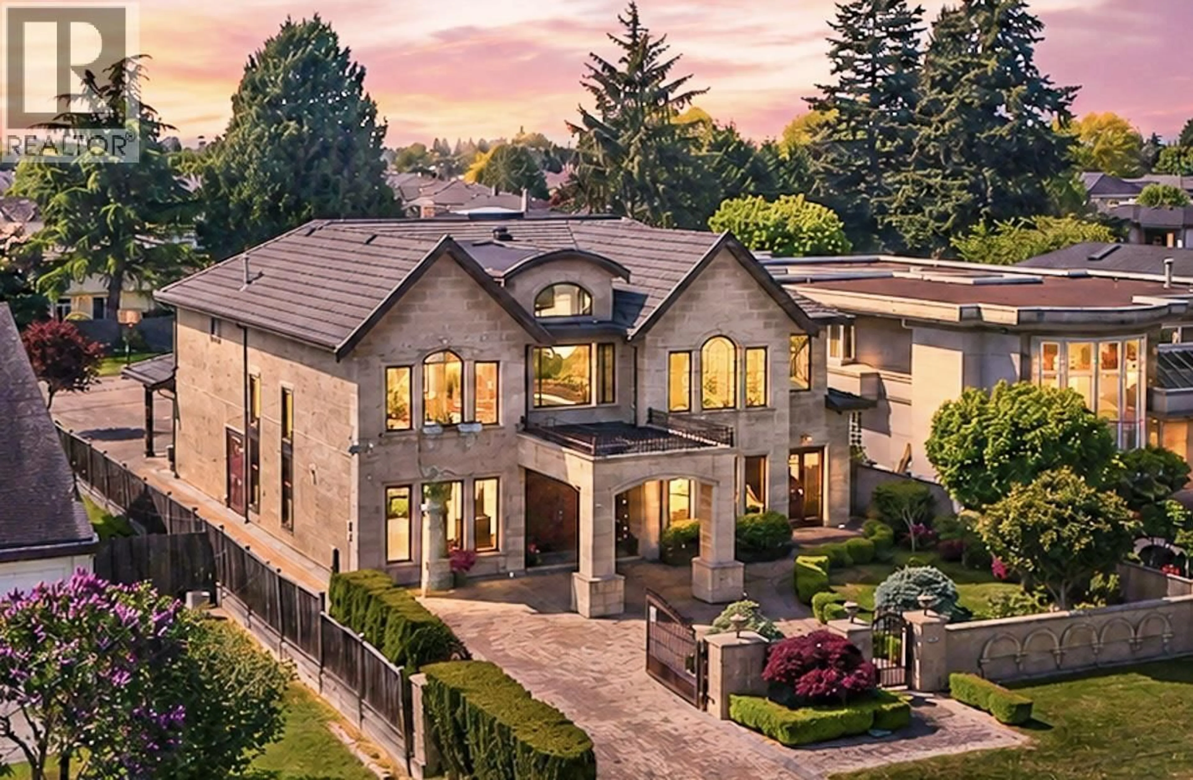 Home with brick exterior material, mountain view for 7431 MONTANA ROAD, Richmond British Columbia V7C2K7