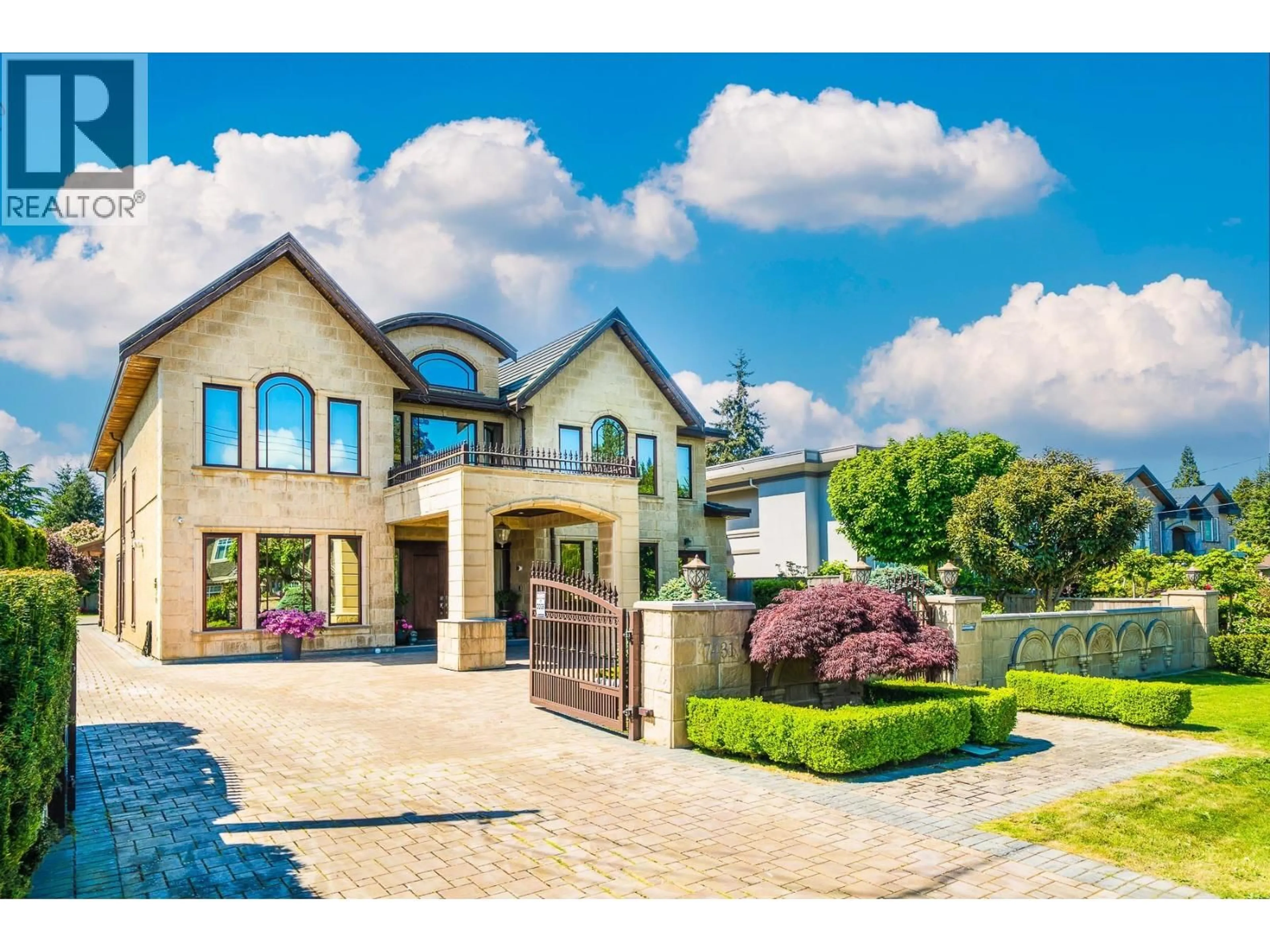 Home with brick exterior material, street for 7431 MONTANA ROAD, Richmond British Columbia V7C2K7