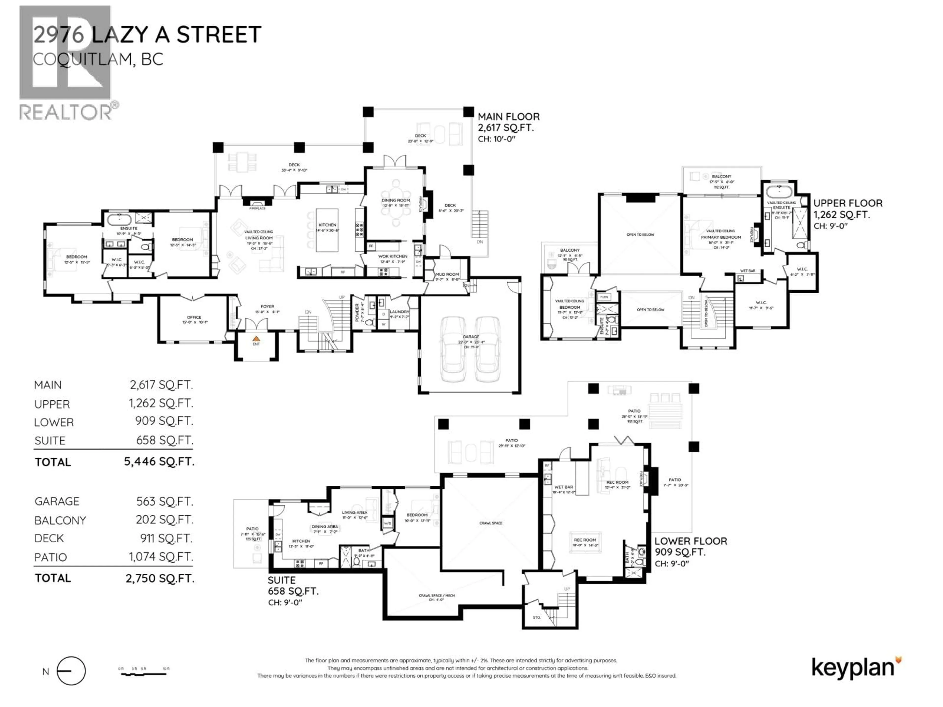 Floor plan for 2976 LAZY A STREET, Coquitlam British Columbia V3C3N7