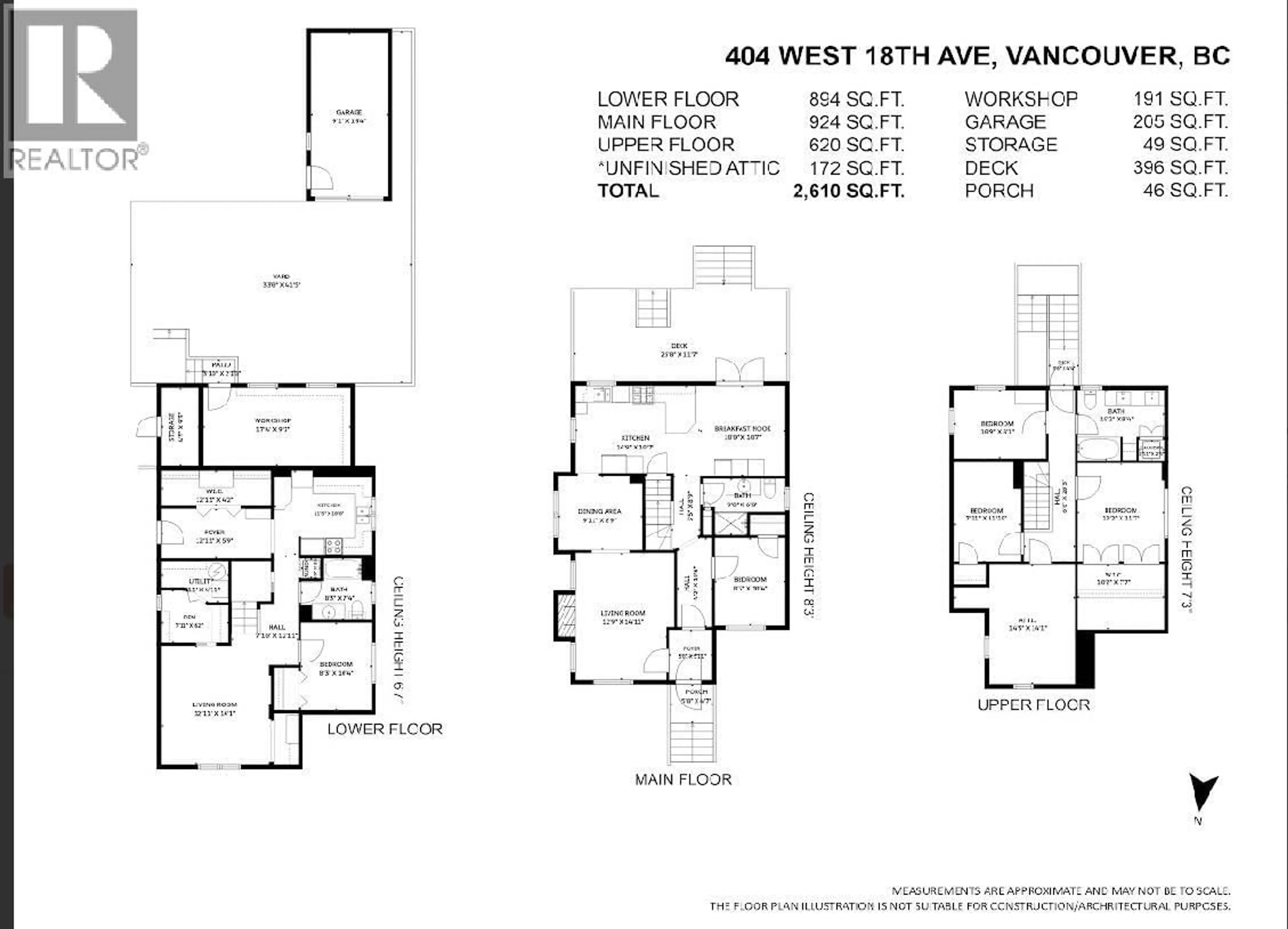 Floor plan for 404 18TH AVENUE, Vancouver British Columbia V5Y2B1