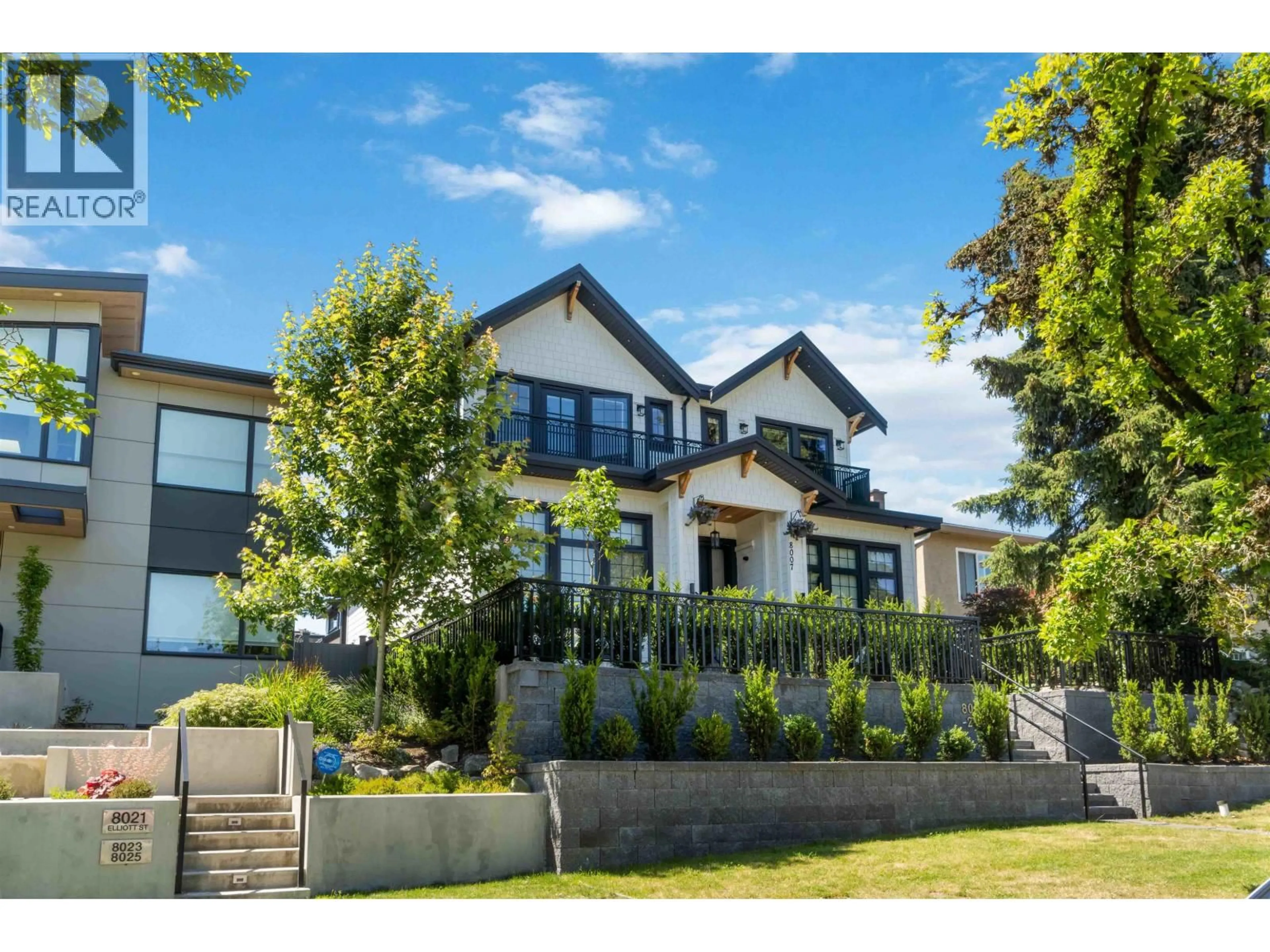 A pic from outside/outdoor area/front of a property/back of a property/a pic from drone, unknown for 8007 ELLIOTT STREET, Vancouver British Columbia V5S2P3