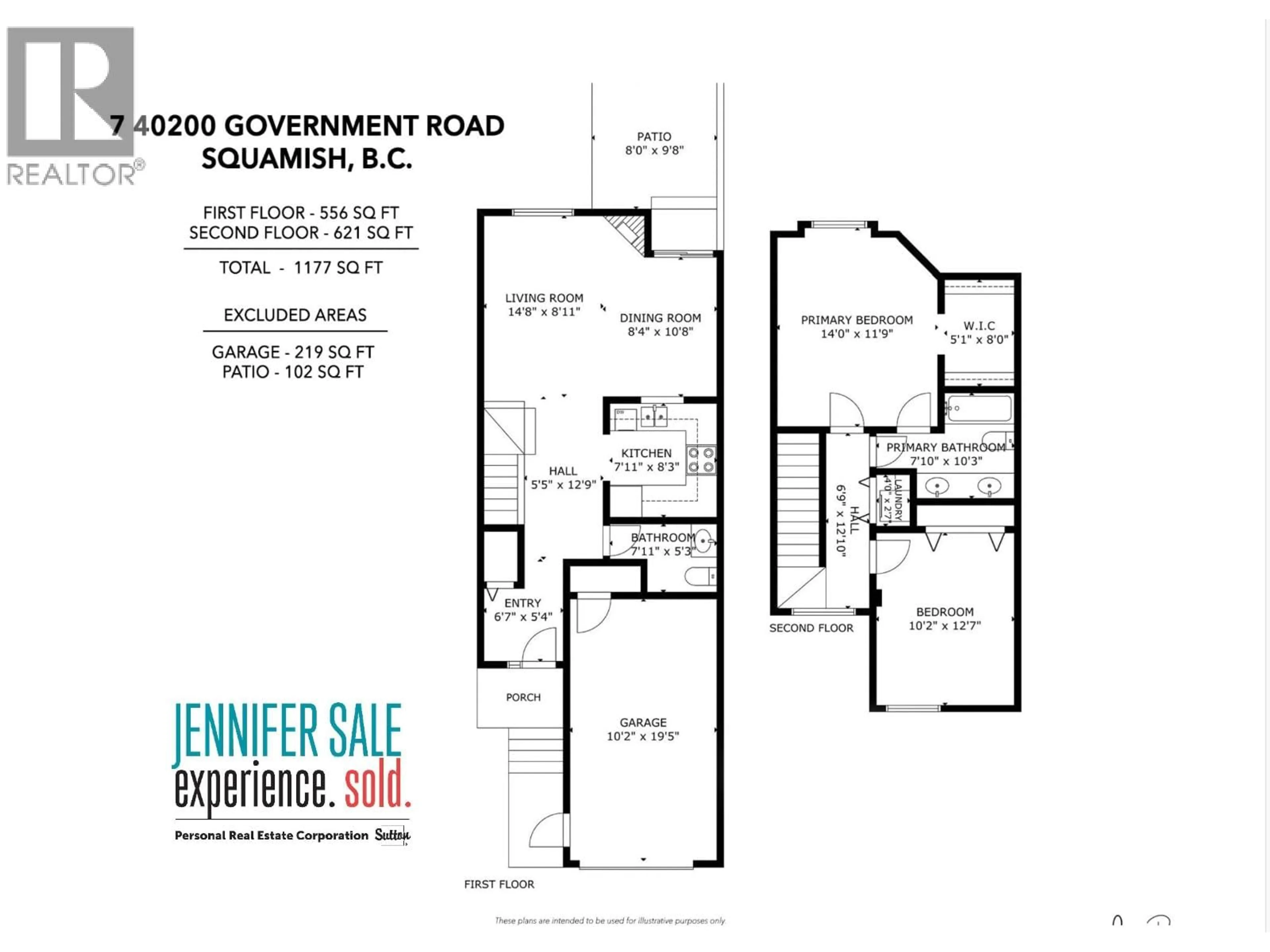 Floor plan for 7 - 40200 GOVERNMENT ROAD, Squamish British Columbia V8B0G6