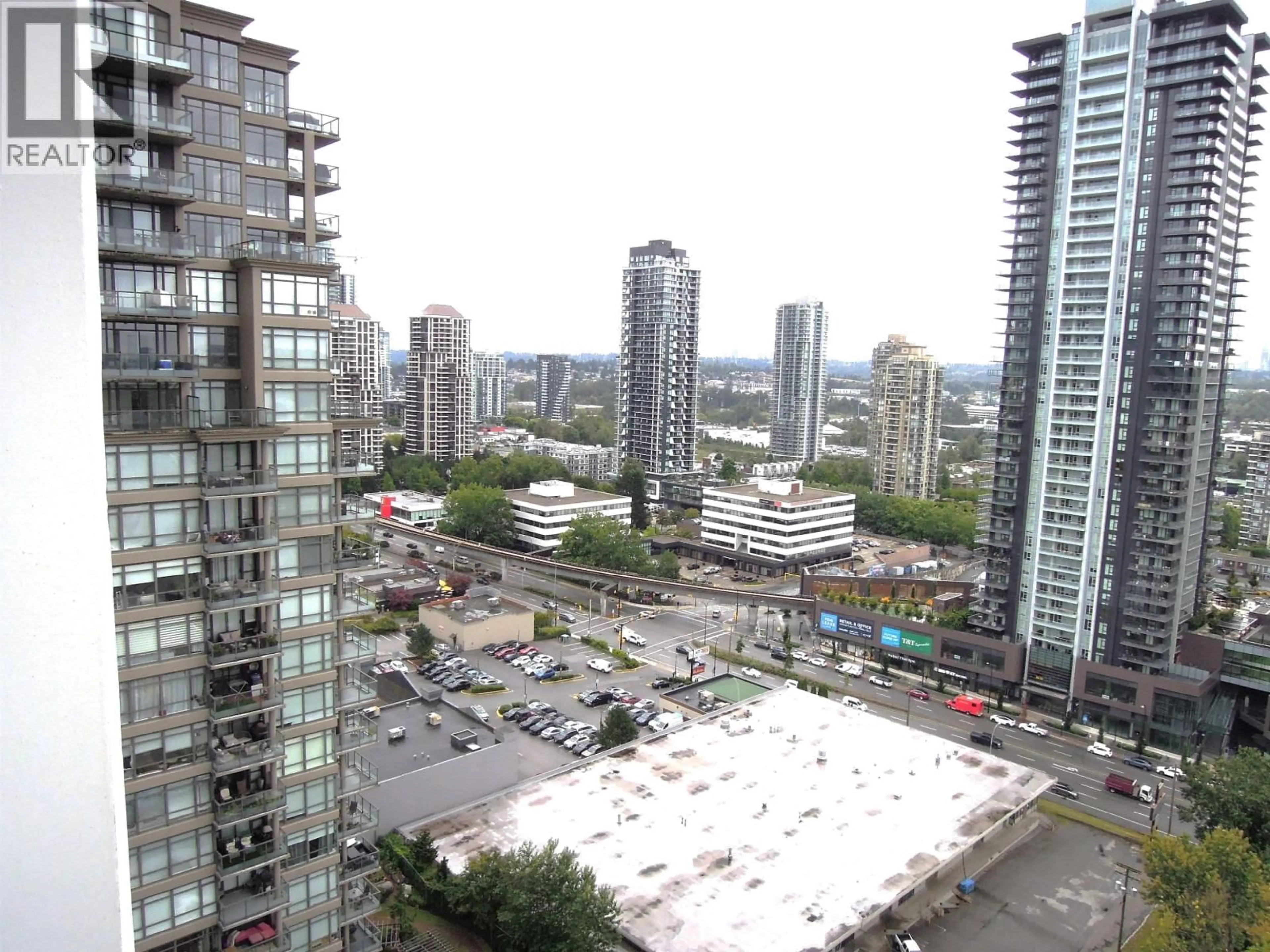A pic from outside/outdoor area/front of a property/back of a property/a pic from drone, city buildings view from balcony for 2103 - 1888 GILMORE AVENUE, Burnaby British Columbia V5C0L2