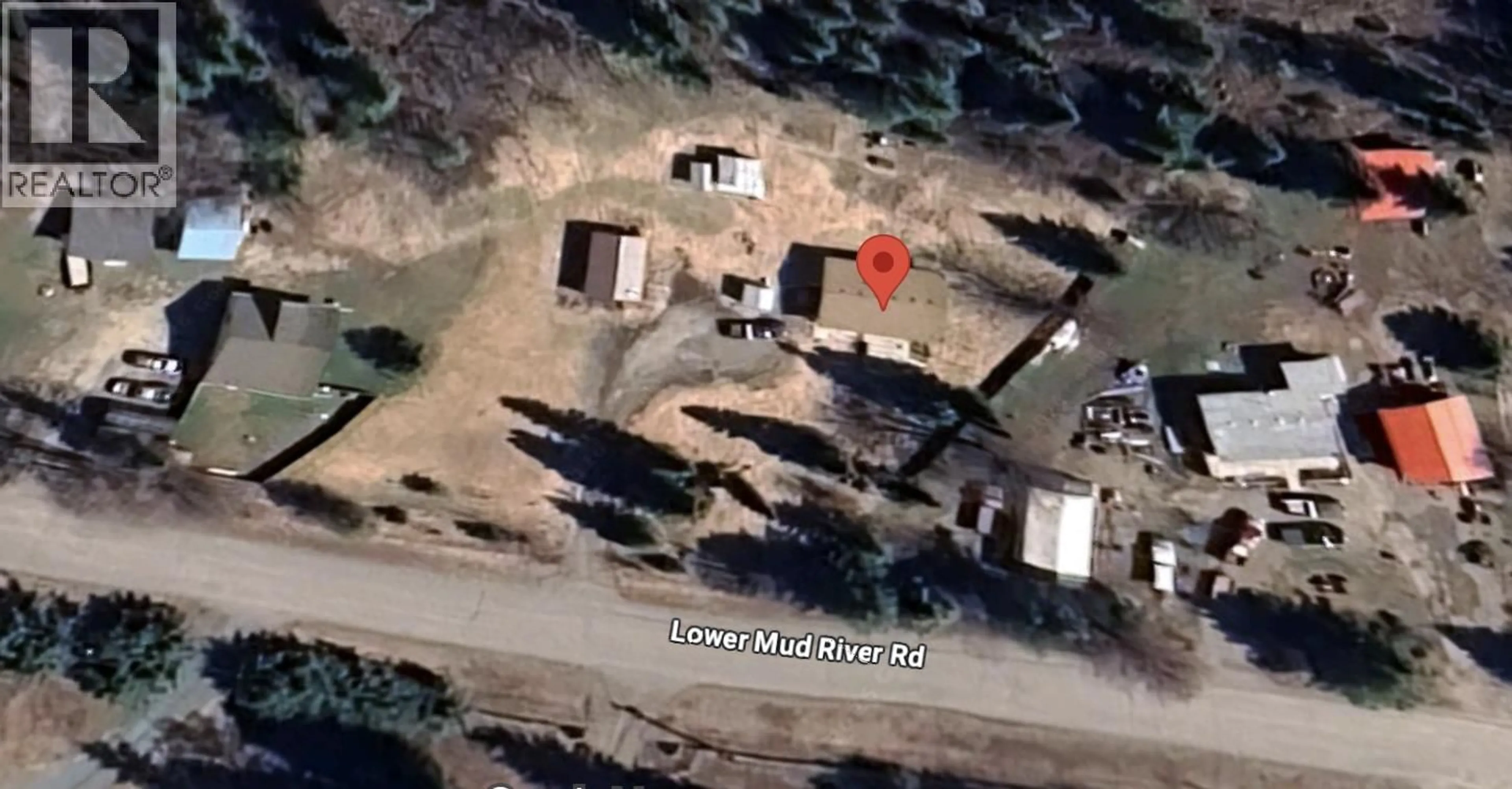 A pic from outside/outdoor area/front of a property/back of a property/a pic from drone, building for 12410 LOWER MUD RIVER ROAD, Prince George British Columbia V2N5C3