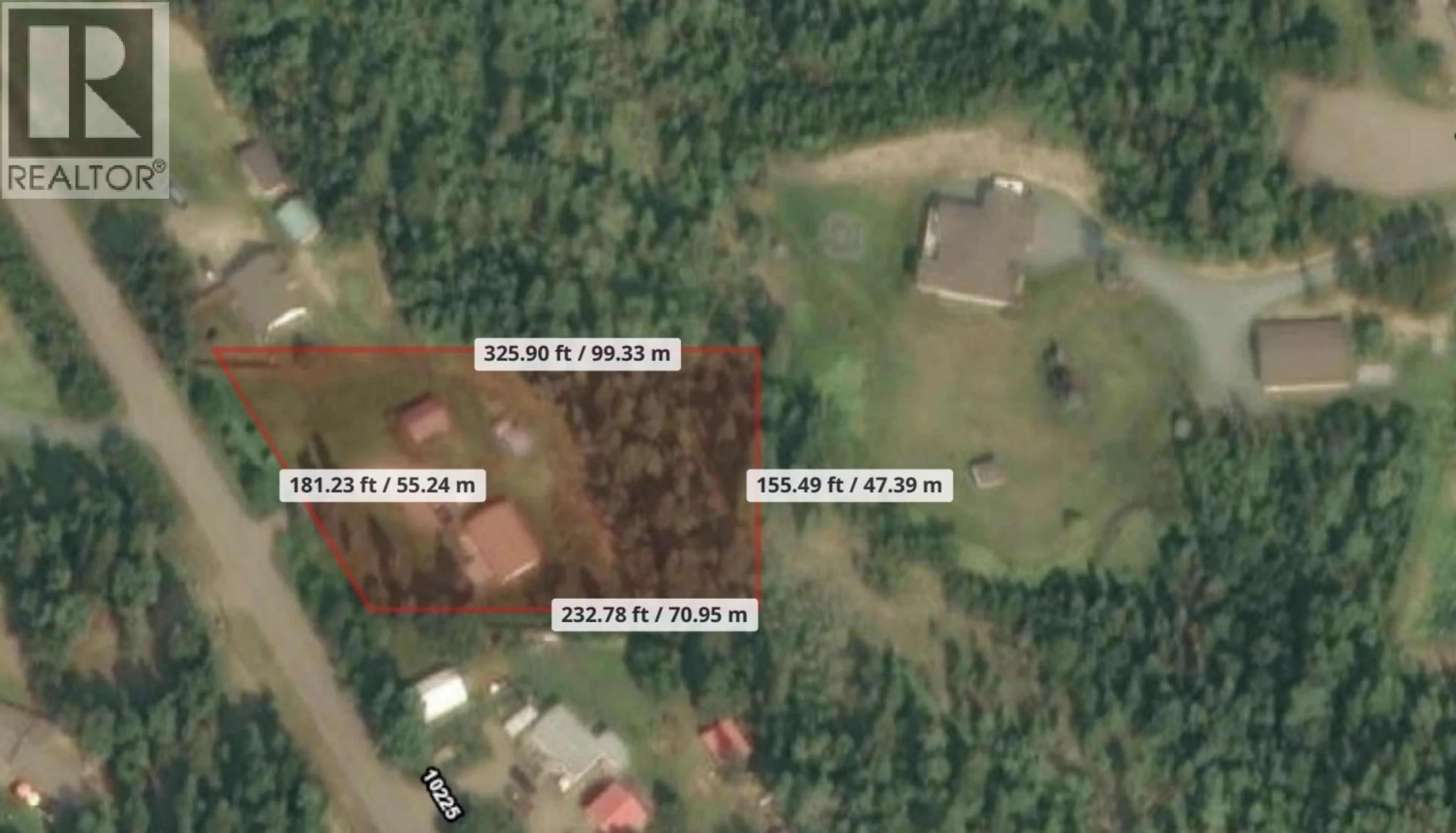 A pic from outside/outdoor area/front of a property/back of a property/a pic from drone, building for 12410 LOWER MUD RIVER ROAD, Prince George British Columbia V2N5C3