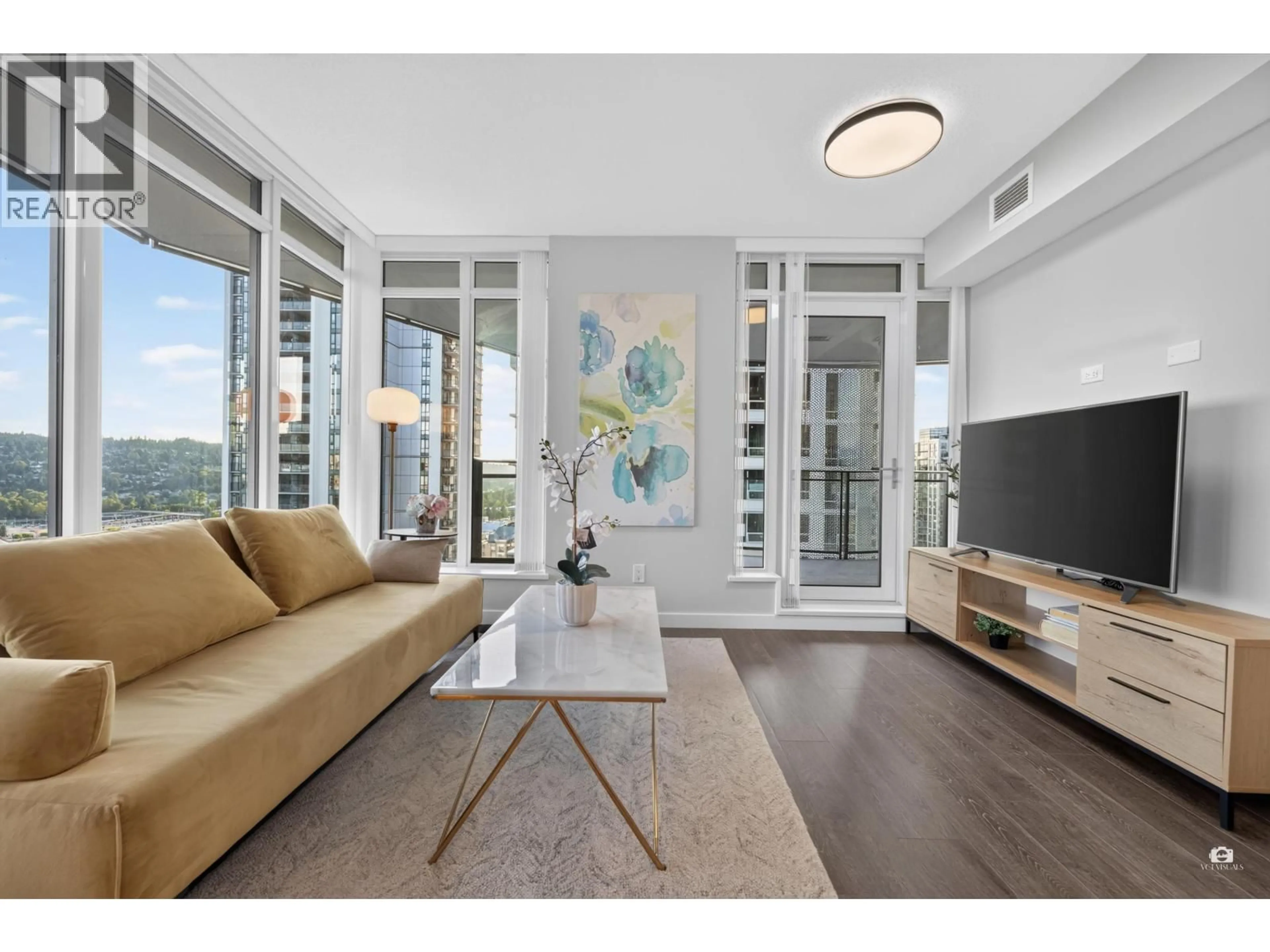 Living room with furniture, unknown for 2206 - 1182 WESTWOOD STREET, Coquitlam British Columbia V3B0T9