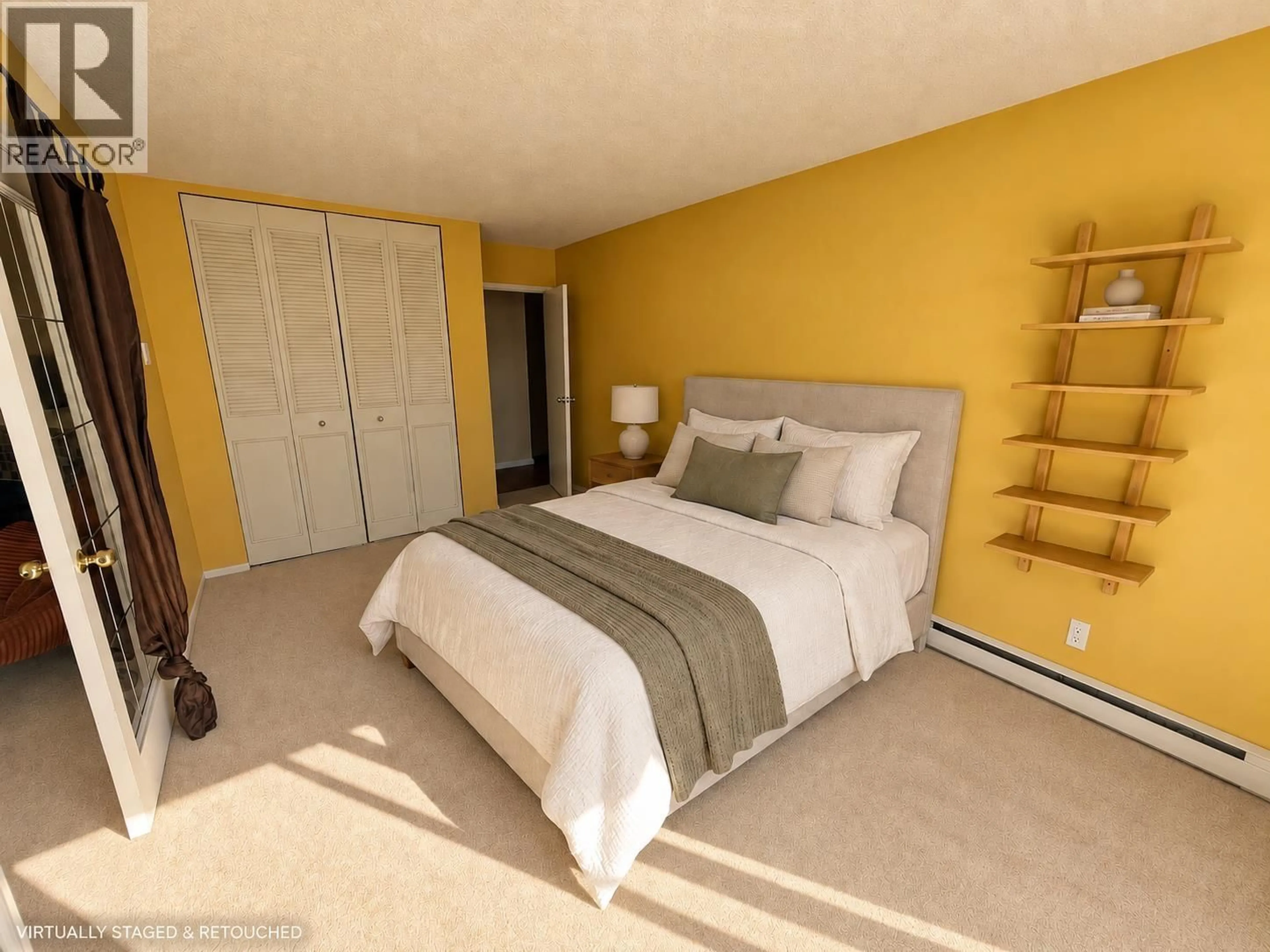 Bedroom with bed, carpet floor for 309 - 9151 NO.5 ROAD, Richmond British Columbia V7A4E1