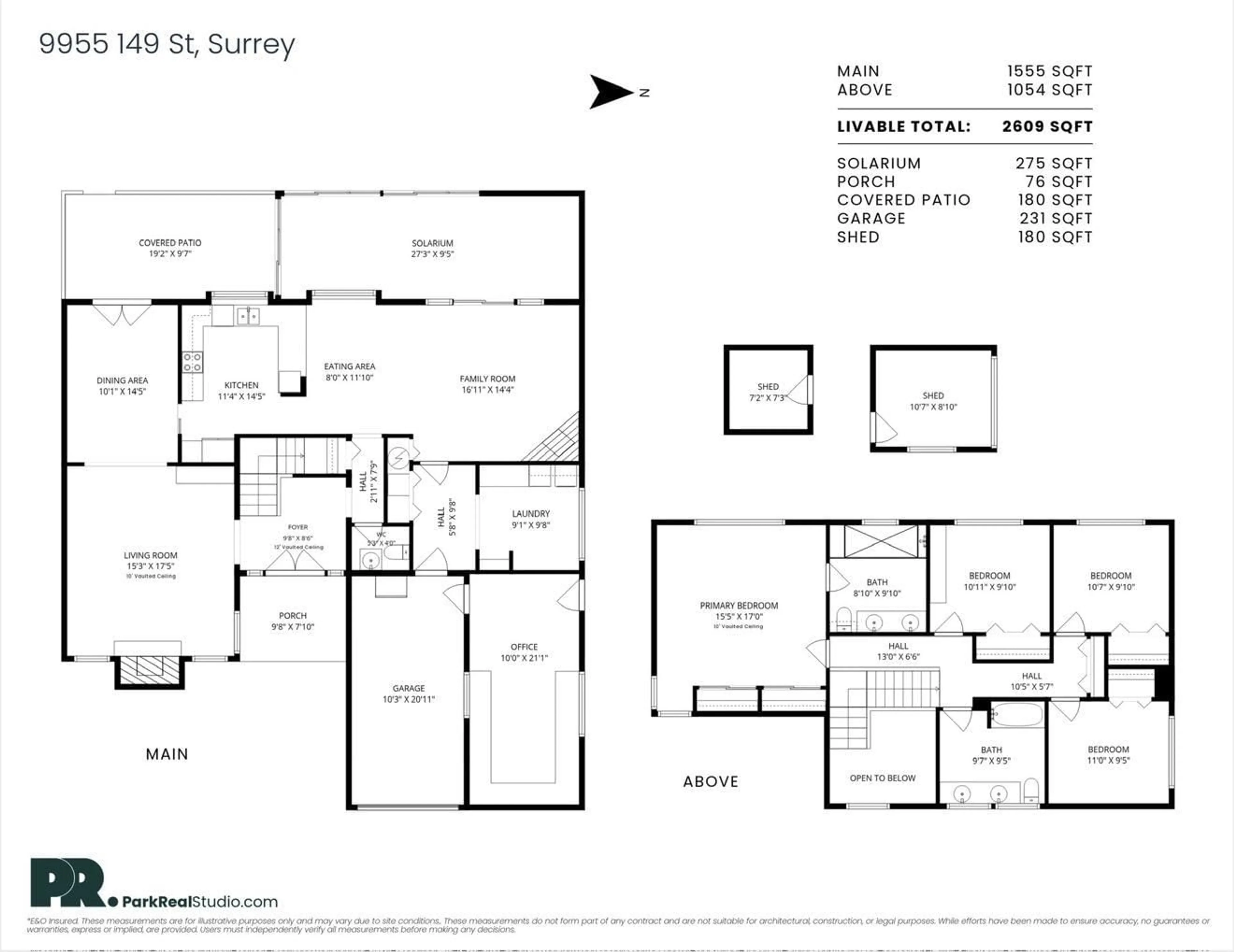 Floor plan for 9955 149 STREET, Surrey British Columbia V3R7N2