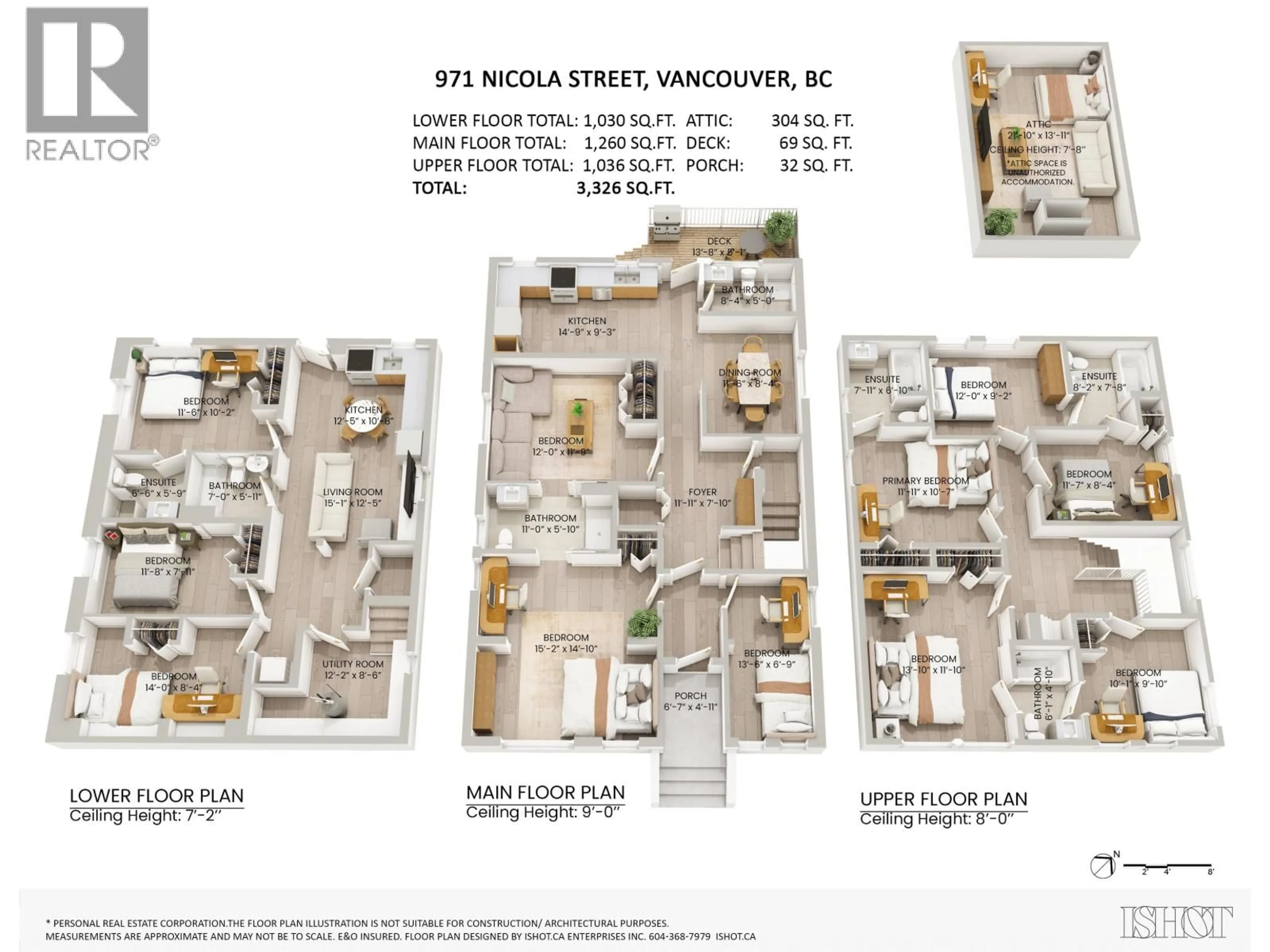 Floor plan for 971 NICOLA STREET, Vancouver British Columbia V6G2C7