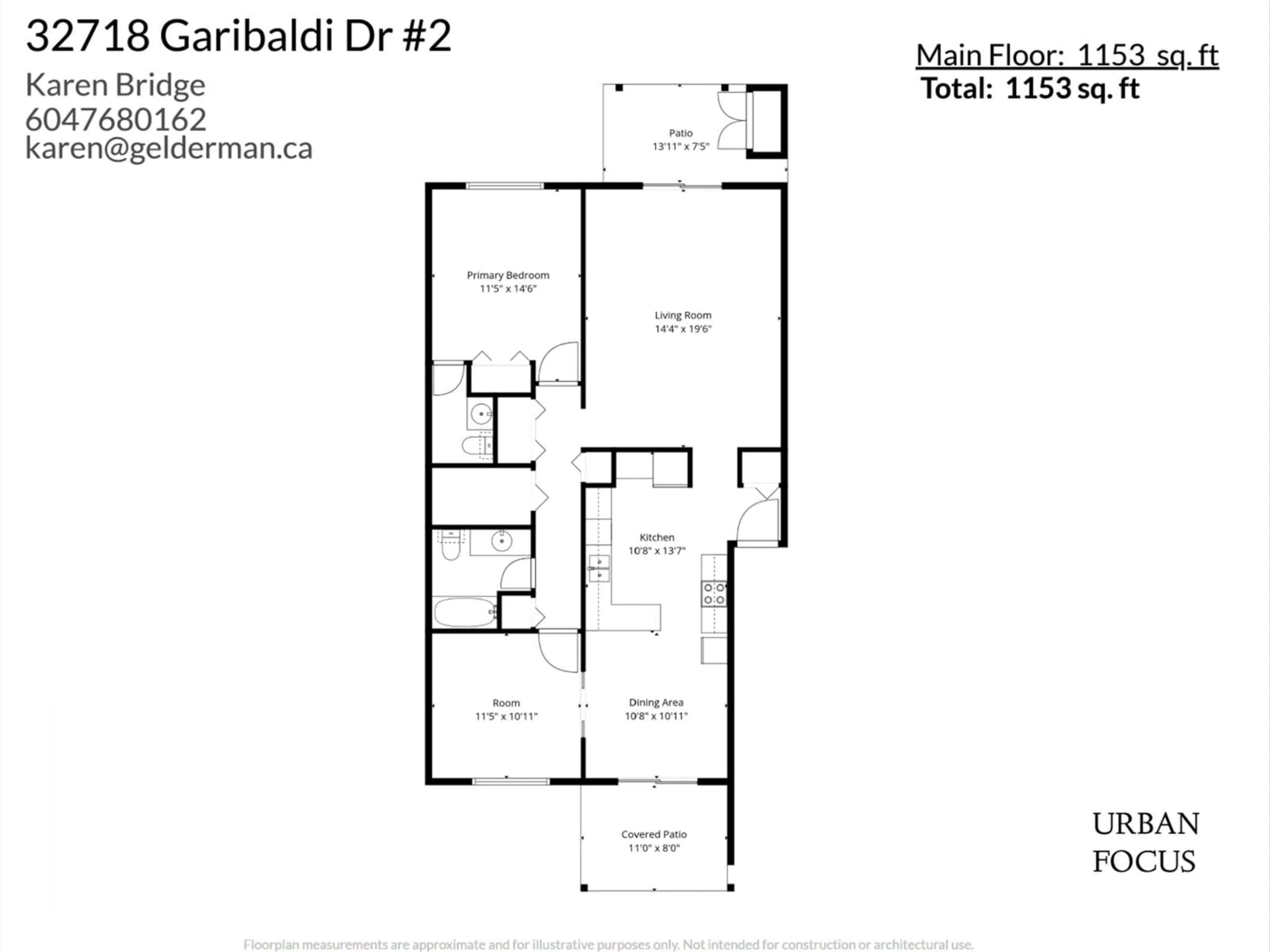 Floor plan for 2 - 32718 GARIBALDI DRIVE, Abbotsford British Columbia V2T5T6