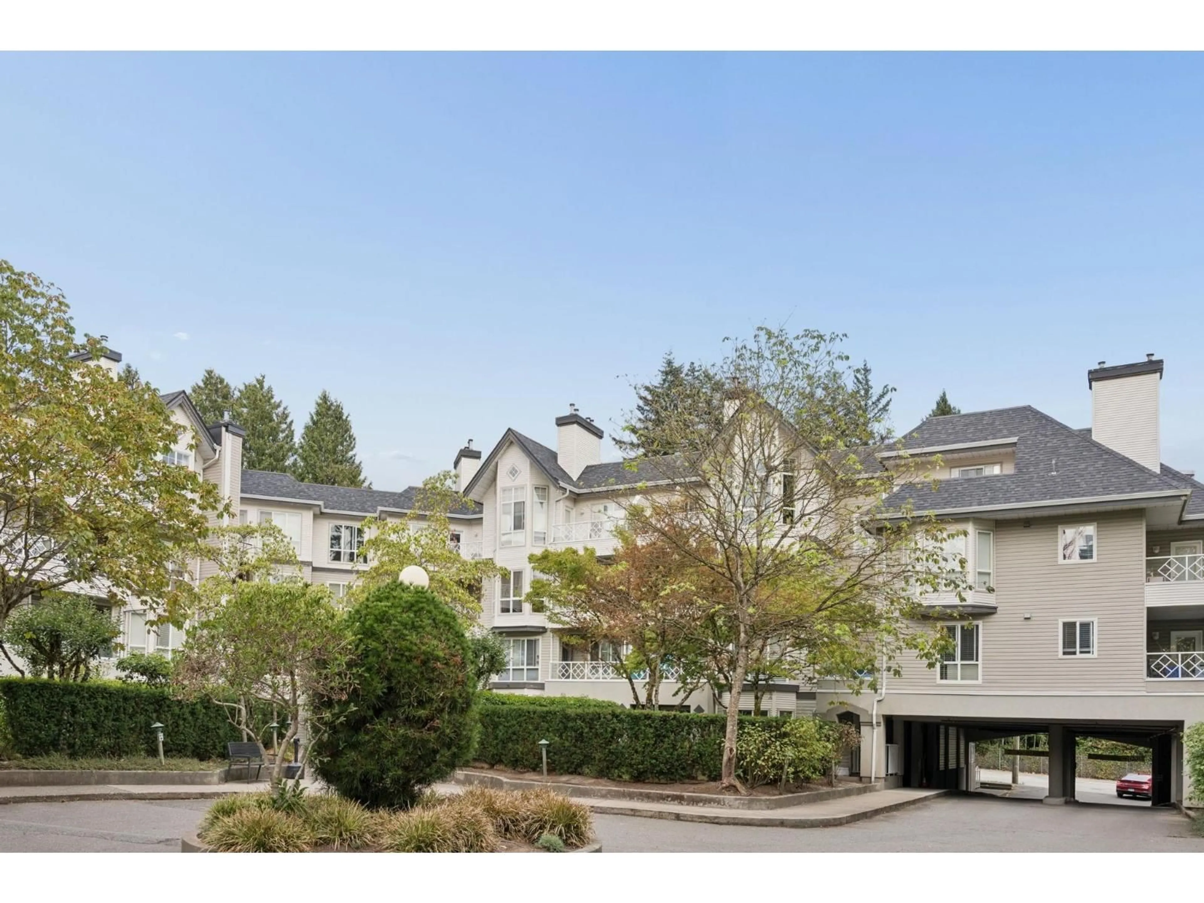 A pic from outside/outdoor area/front of a property/back of a property/a pic from drone, mountain view for 322 - 9979 140 STREET STREET, Surrey British Columbia V3T5W2
