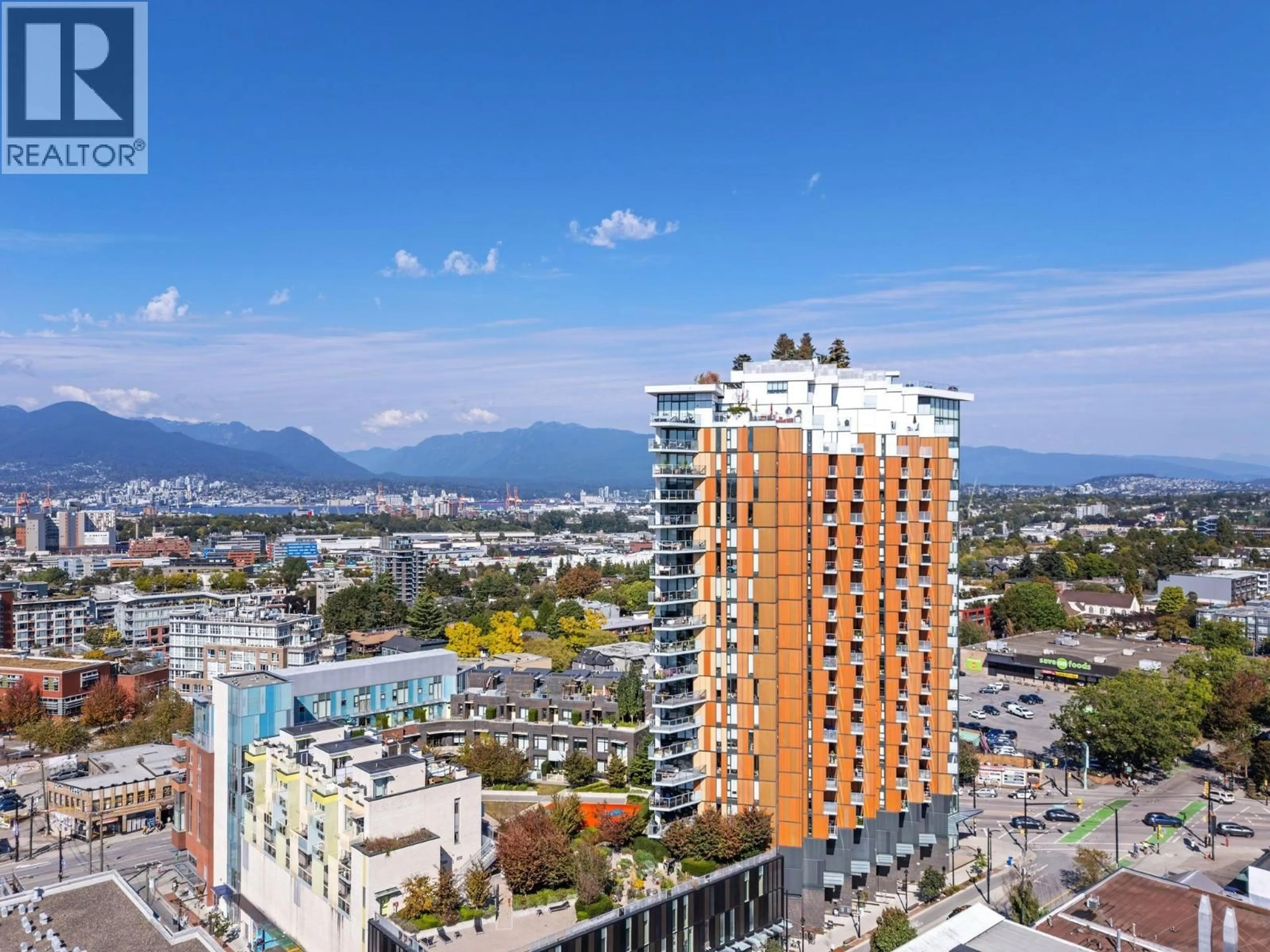 A pic from outside/outdoor area/front of a property/back of a property/a pic from drone, city buildings view from balcony for 1911 - 285 10TH AVENUE, Vancouver British Columbia V5T0H6